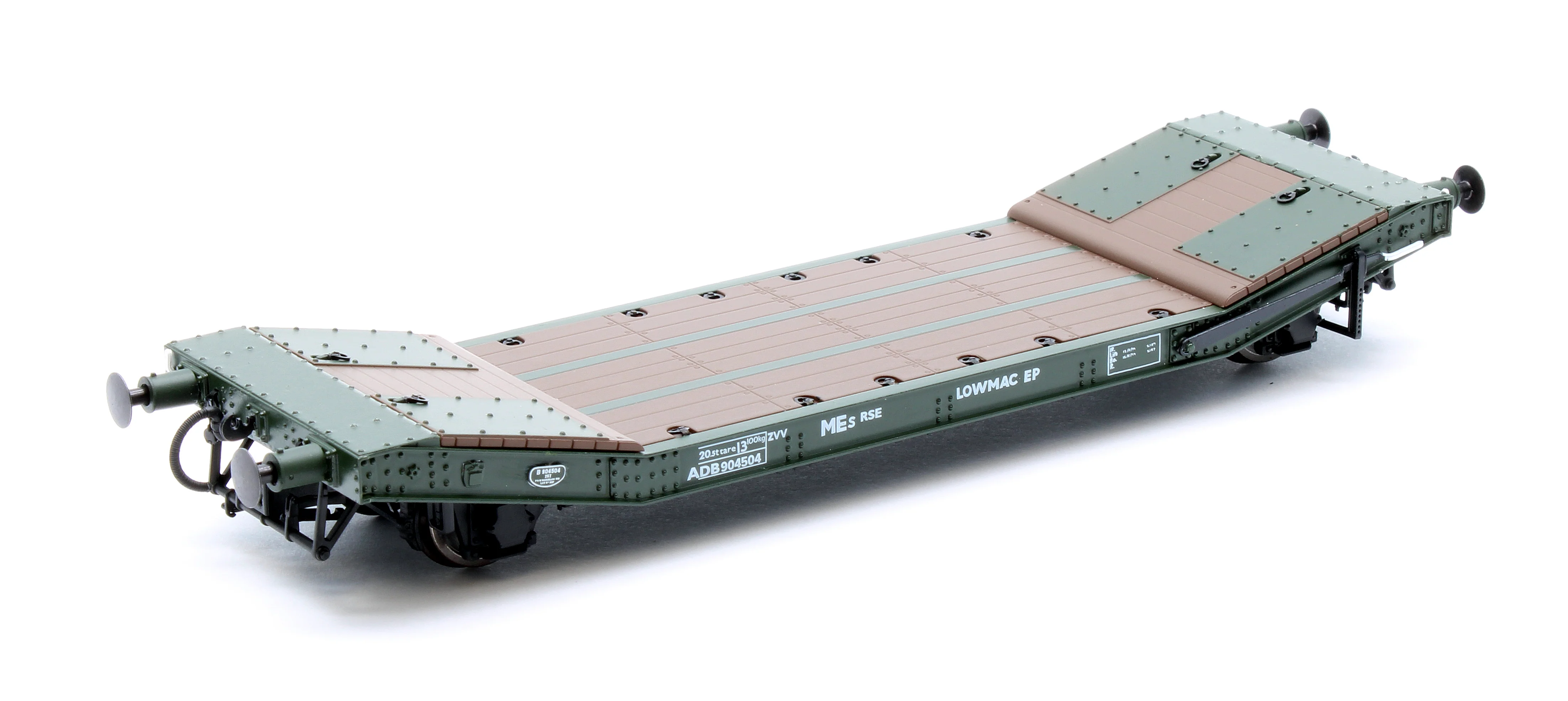 C3006A 25T Lowmac BR Olive Green Wagon ADB904504 - Image 2