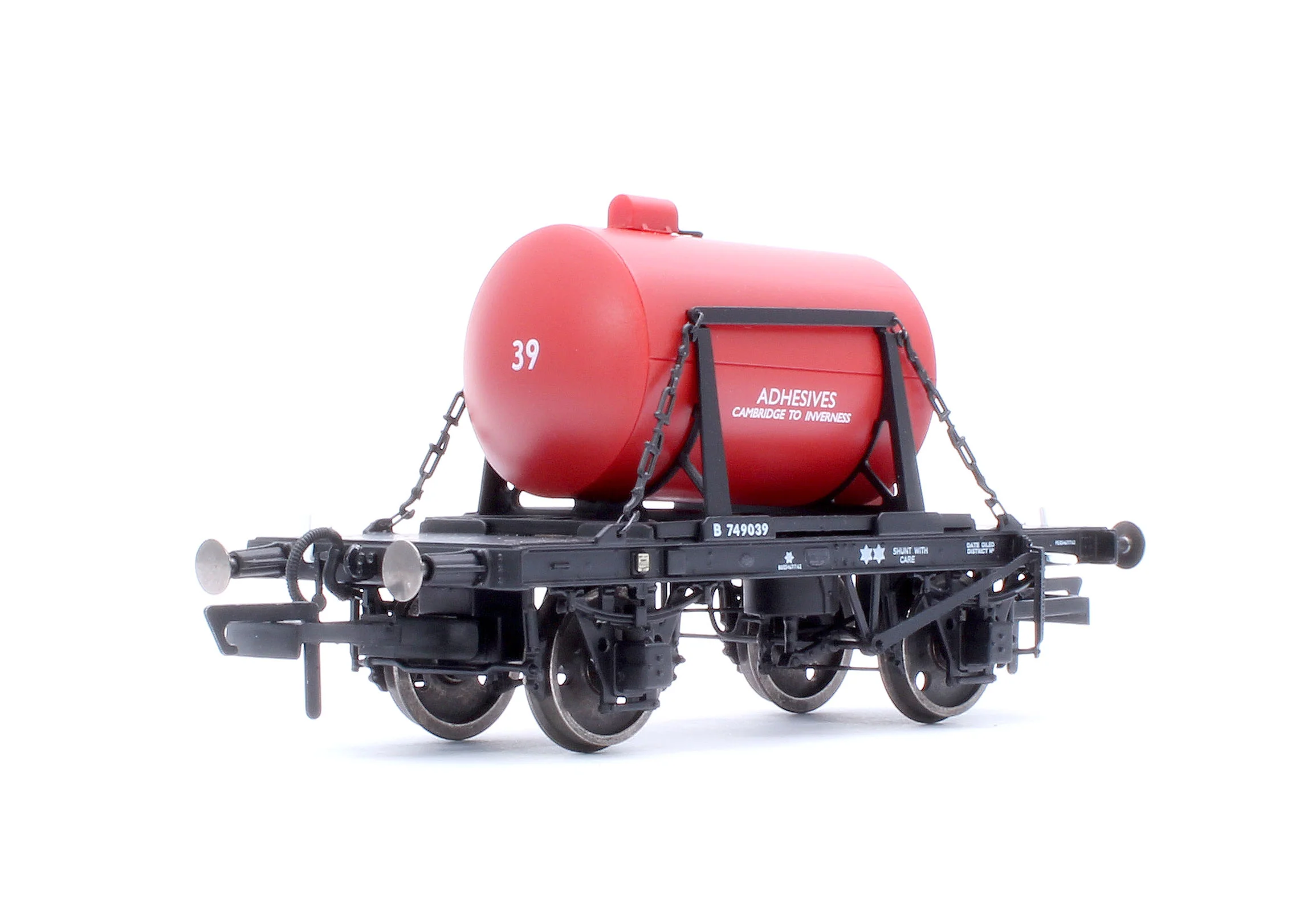 BR Adhesives Demountable Tank Wagon B749039 (Cambridge to Inverness) - Image 2