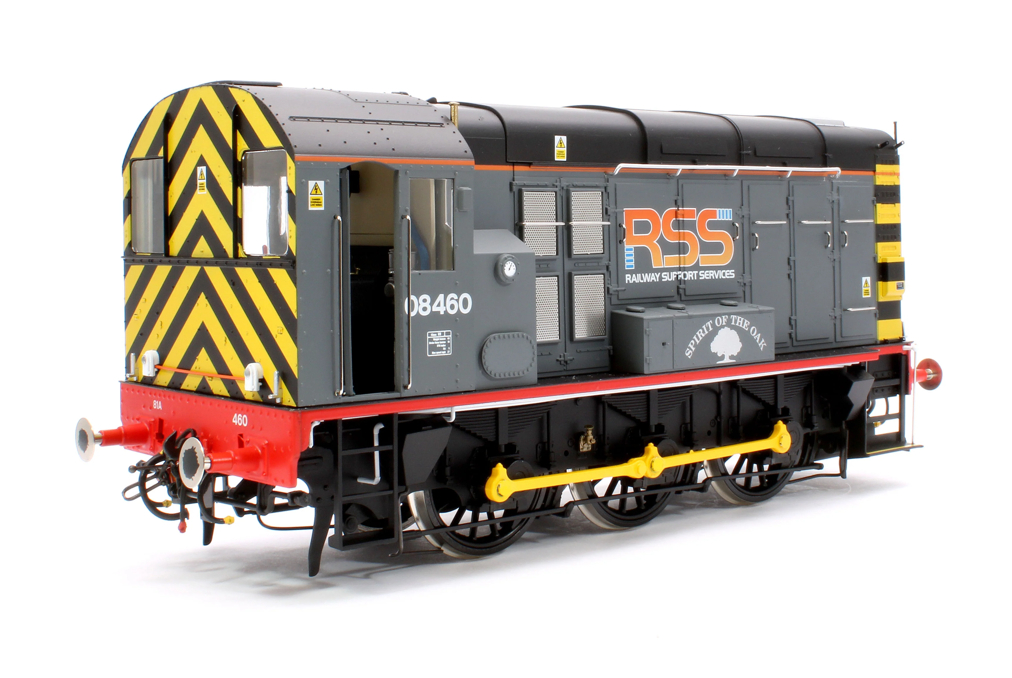 7D-008-021 Class 08 08460 Railway Support Services (RSS) Spirit of the Oak Diesel Shunter Locomotive - Image 3