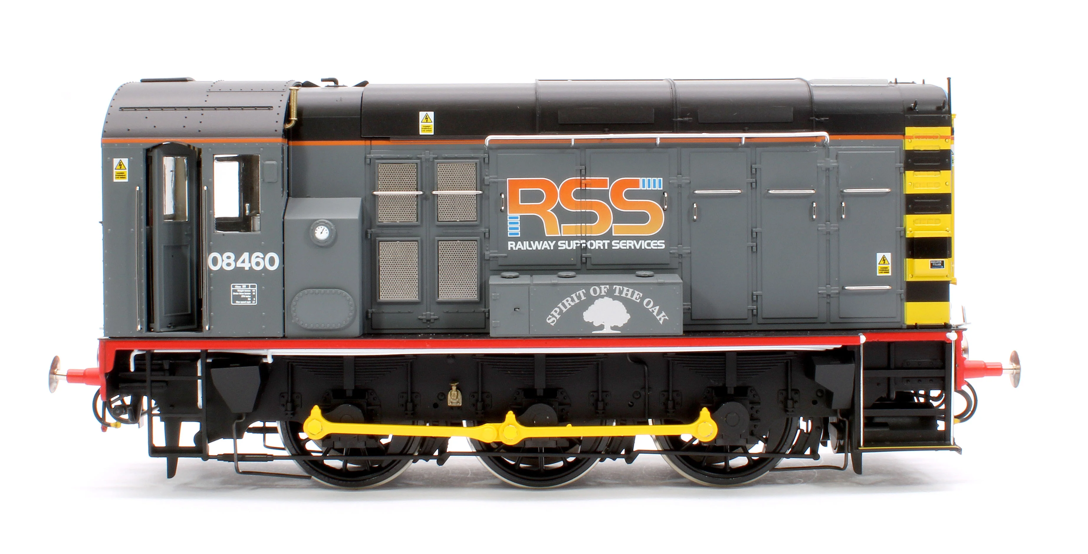 7D-008-021 Class 08 08460 Railway Support Services (RSS) Spirit of the Oak Diesel Shunter Locomotive - Image 6