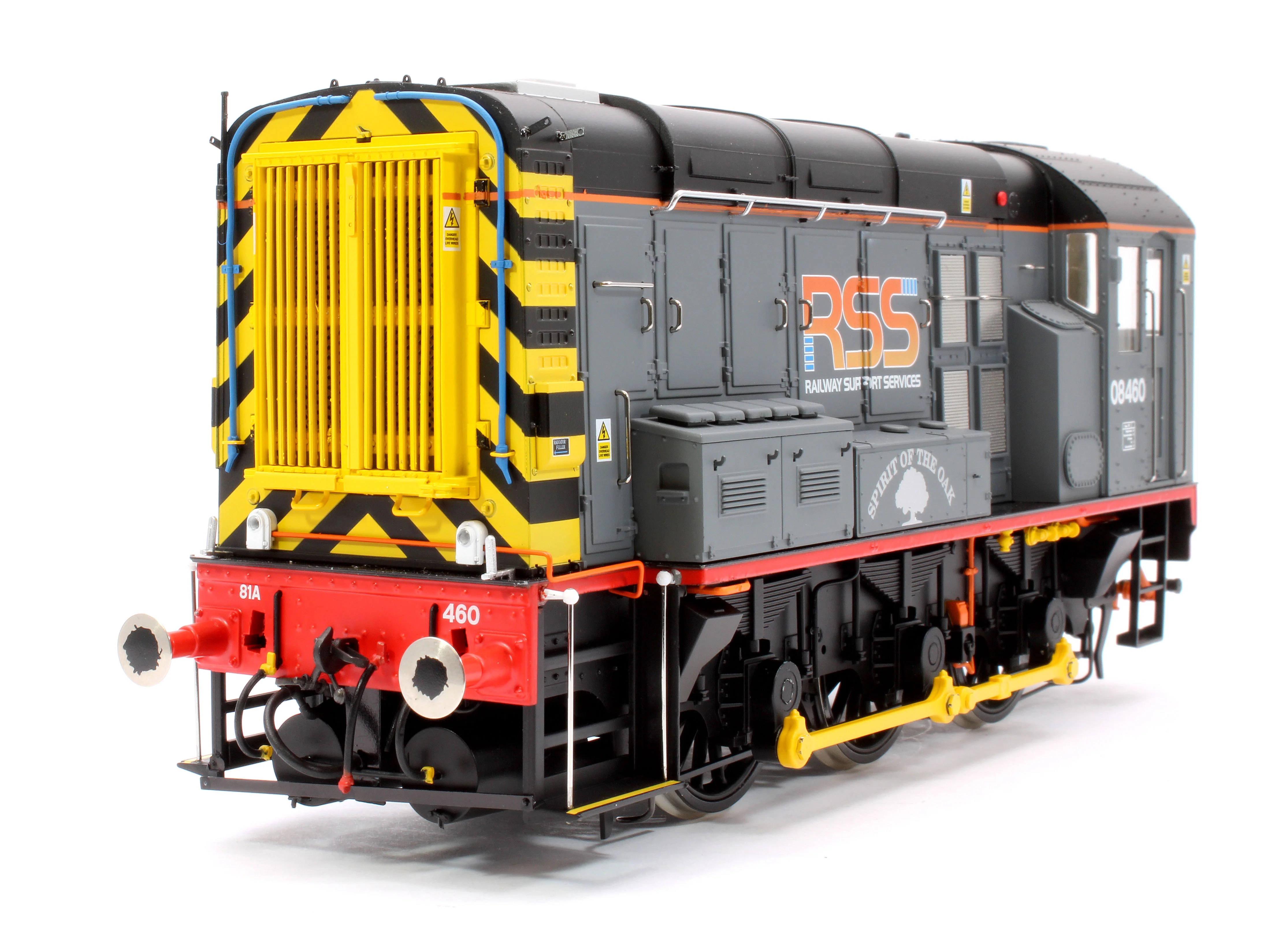 7D-008-021 Class 08 08460 Railway Support Services (RSS) Spirit of the Oak Diesel Shunter Locomotive - Image 7