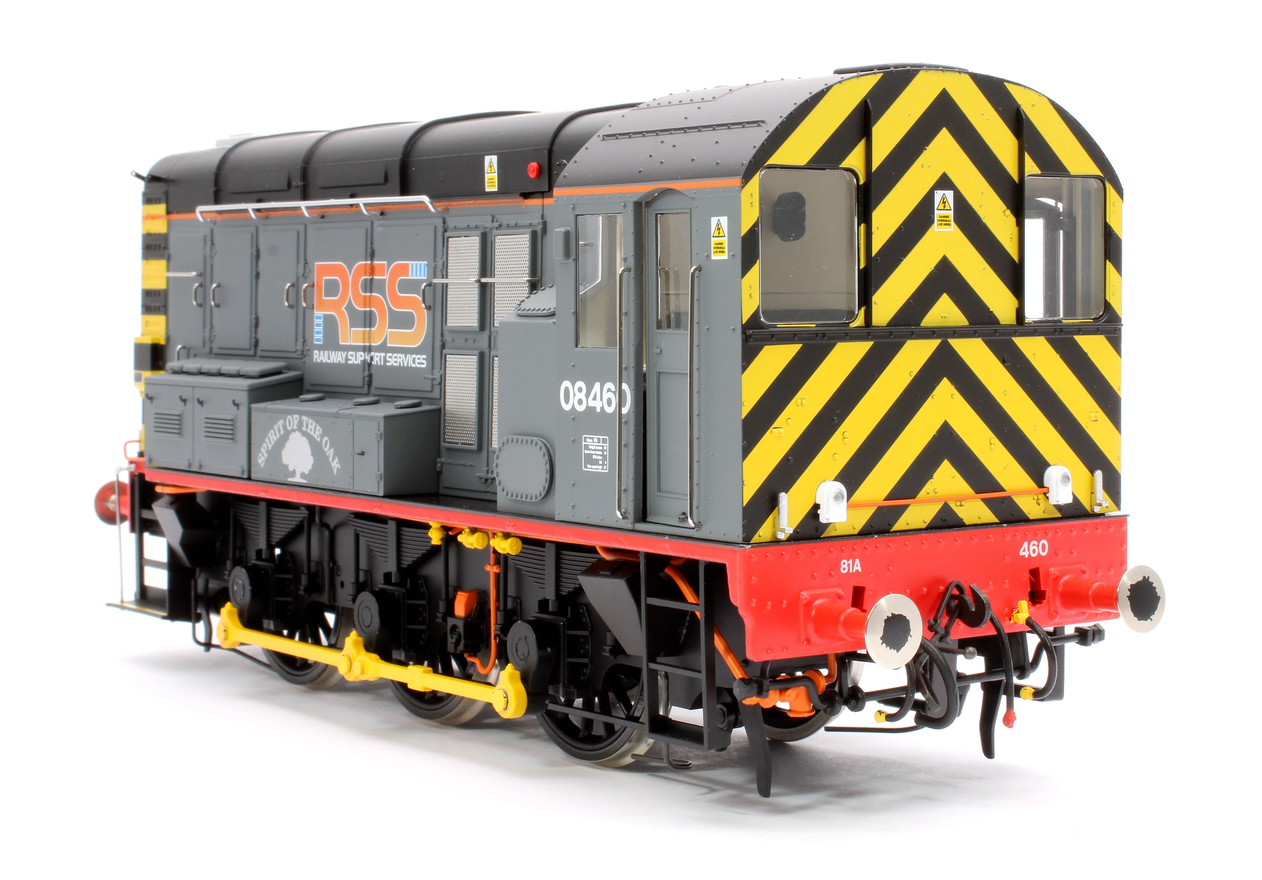 7D-008-021 Class 08 08460 Railway Support Services (RSS) Spirit of the Oak Diesel Shunter Locomotive - Image 8