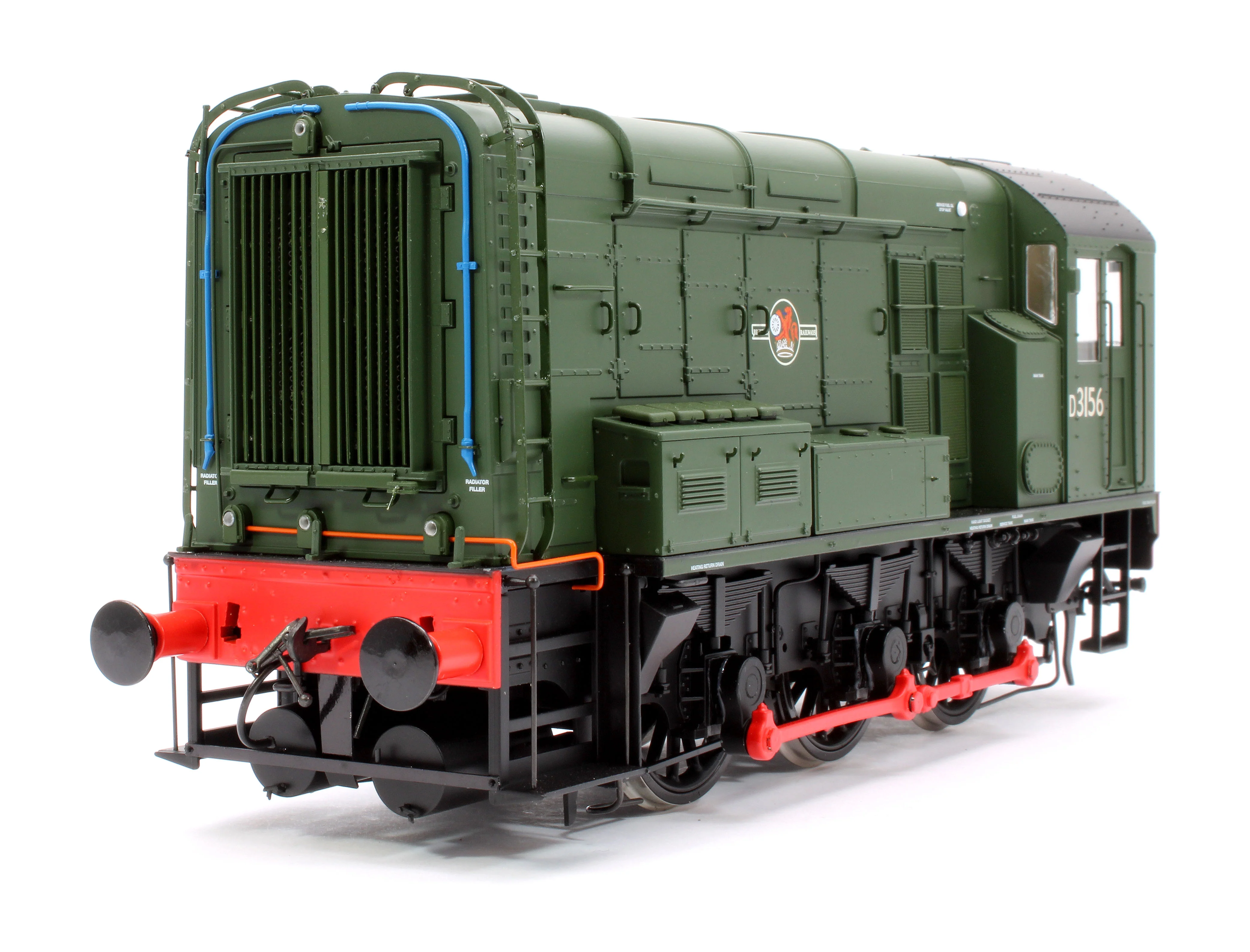 7D-008-018D Class 08 D3156 BR Green Late Crest No Warning Panels Diesel Shunter Locomotive - DCC Fitted - Image 7