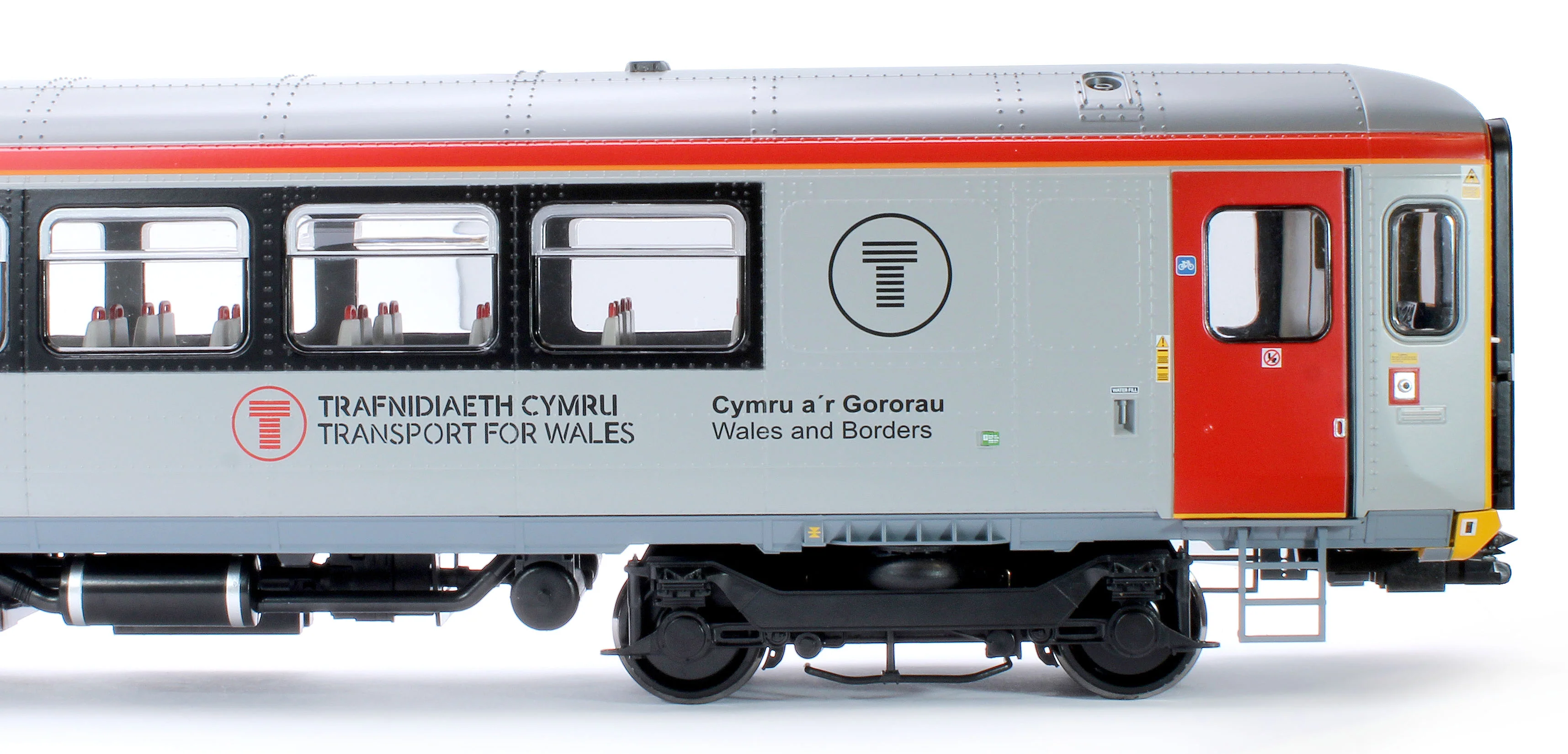 53273 Class 153 Transport for Wales Grey/Red 153906 Diesel Locomotive - DCC Sound - Image 5