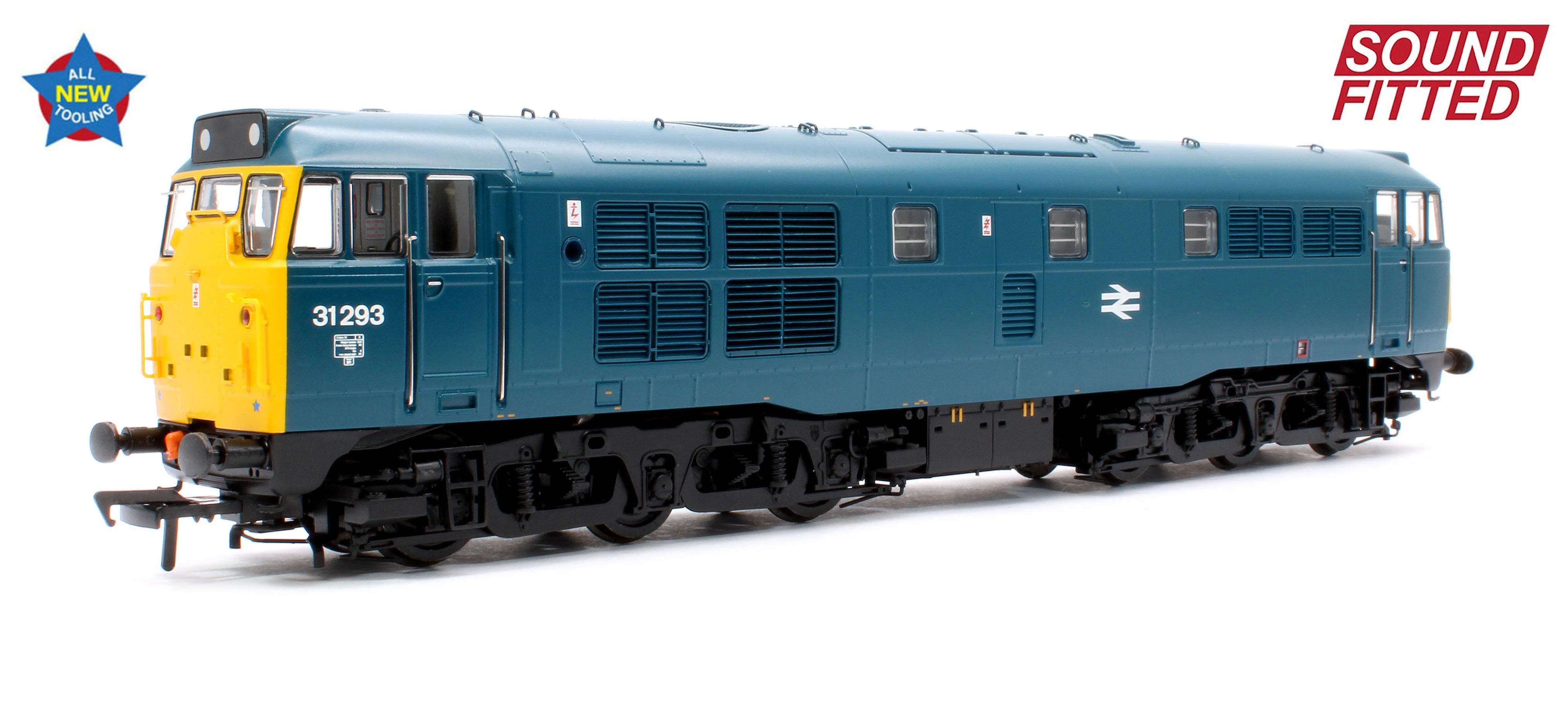 35-805ASF Class 31/1 31293 BR Blue Diesel Locomotive - DCC Sound