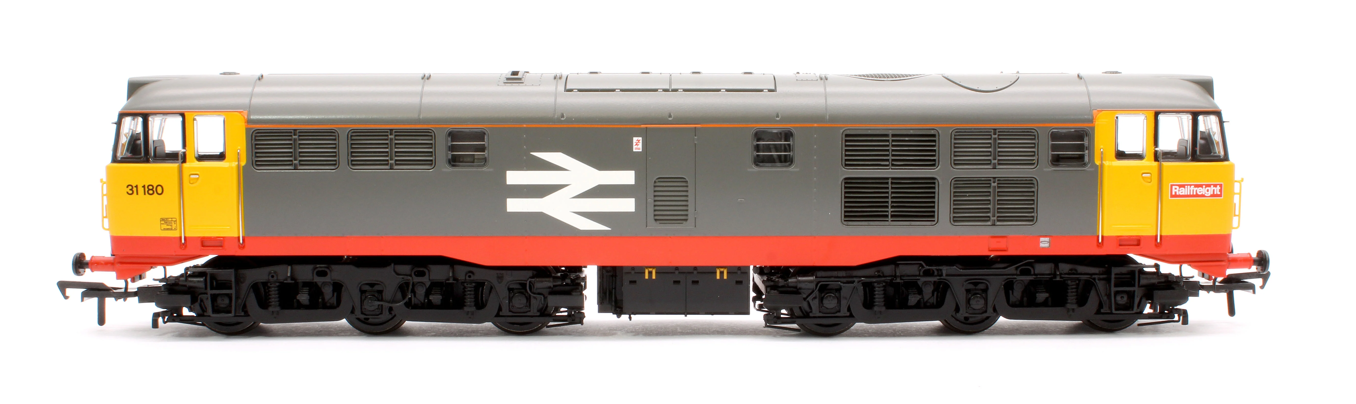 35-821 Class 31/1 Refurbished 31180 BR Railfreight (Red Stripe) Diesel Locomotive - Image 5