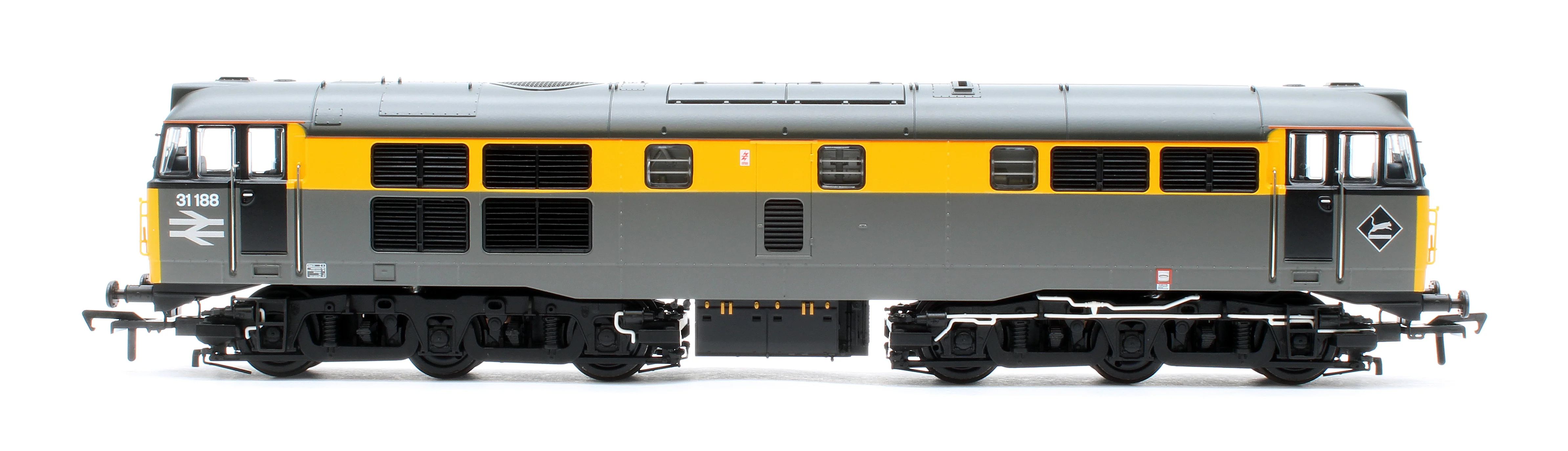 Class 31/1 Refurbished 31188 BR Engineers Grey & Yellow Diesel Locomotive - DCC Sound Deluxe - Image 5