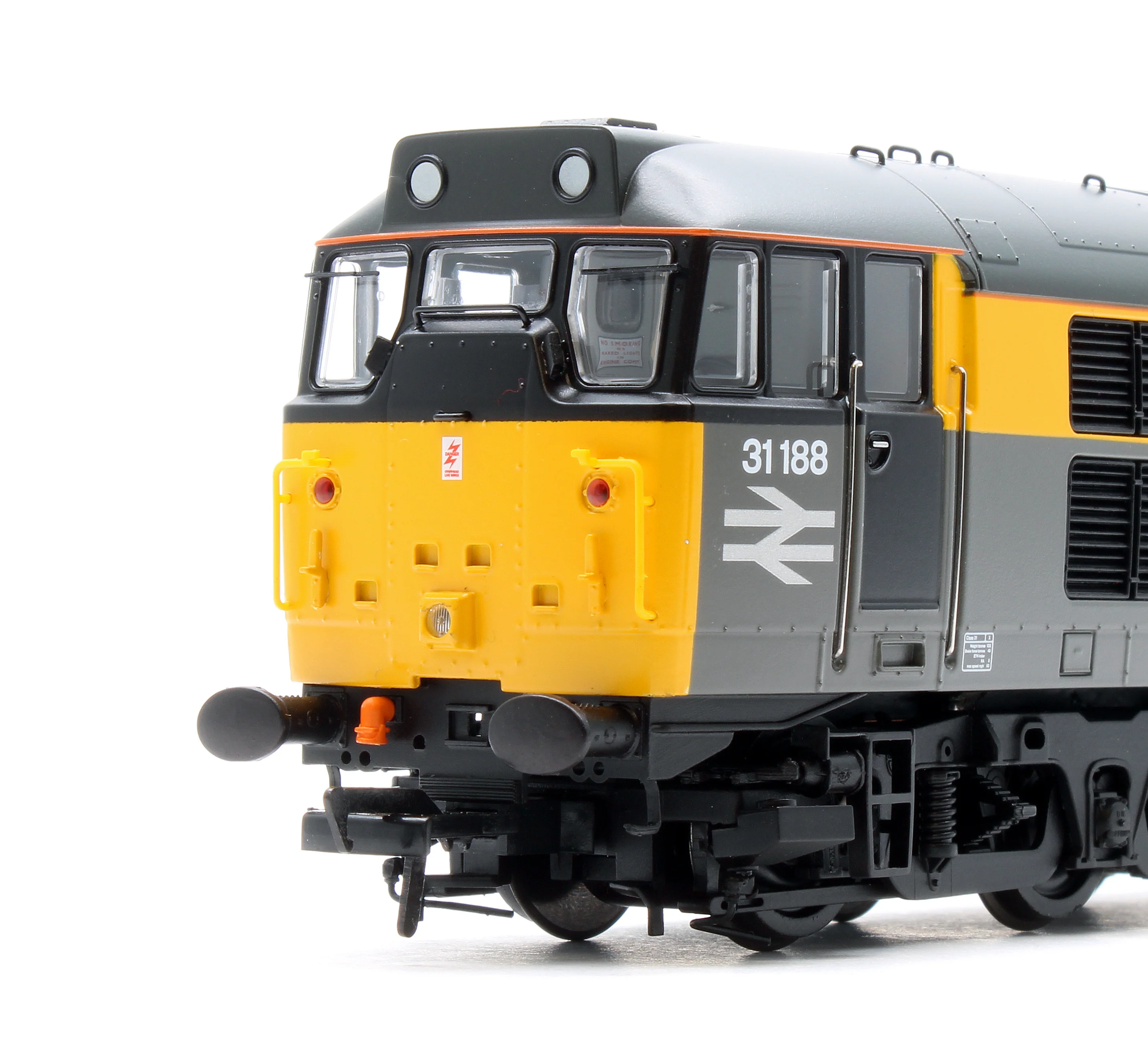 Class 31/1 Refurbished 31188 BR Engineers Grey & Yellow Diesel Locomotive - DCC Sound Deluxe - Image 7