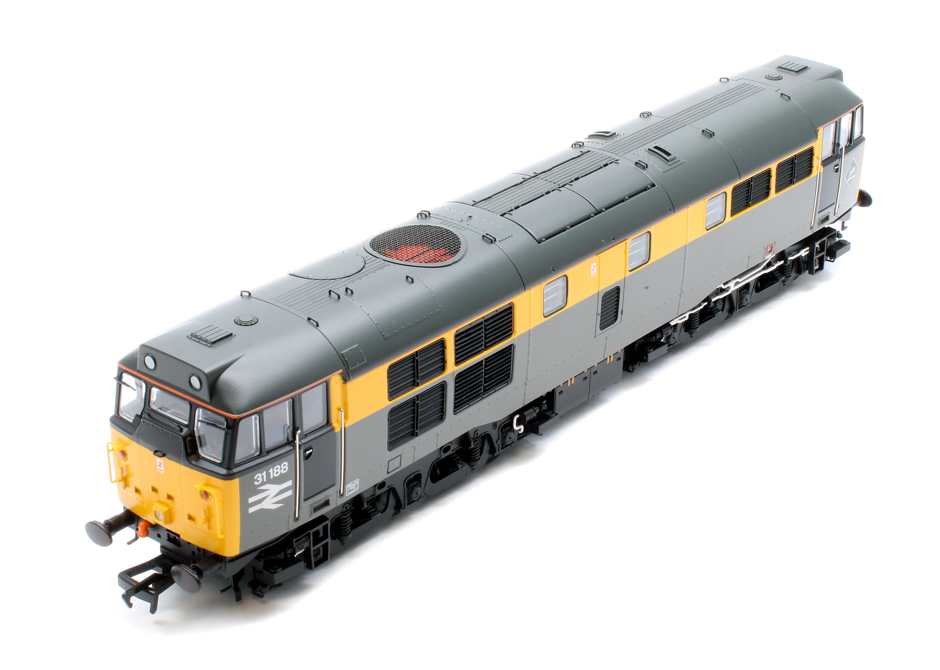 Class 31/1 Refurbished 31188 BR Engineers Grey & Yellow Diesel Locomotive - DCC Sound Deluxe - Image 8