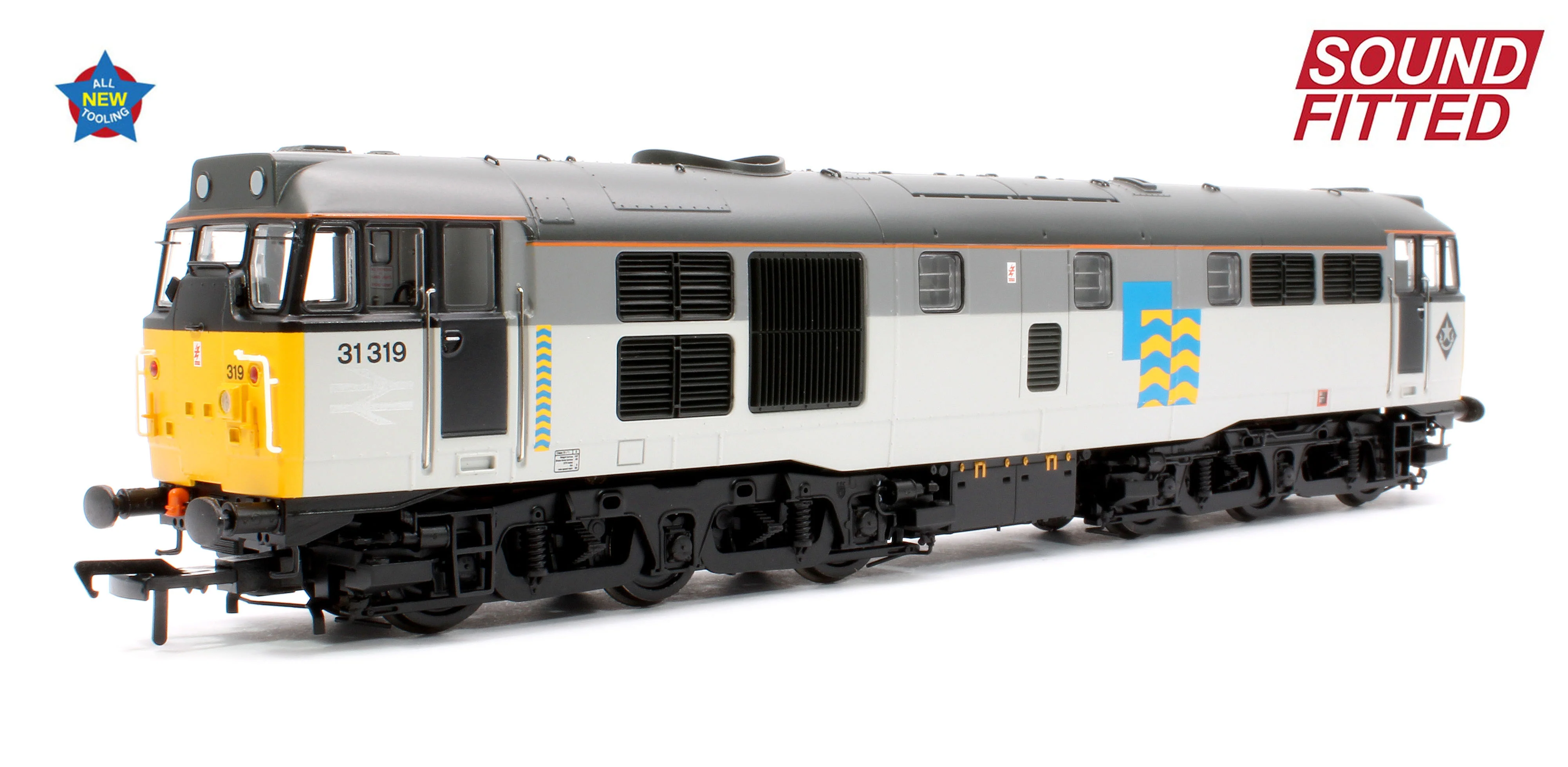 35-823SF Class 31/1 Refurbished 31319 BR Railfreight Petroleum Sector Diesel Locomotive - DCC Sound