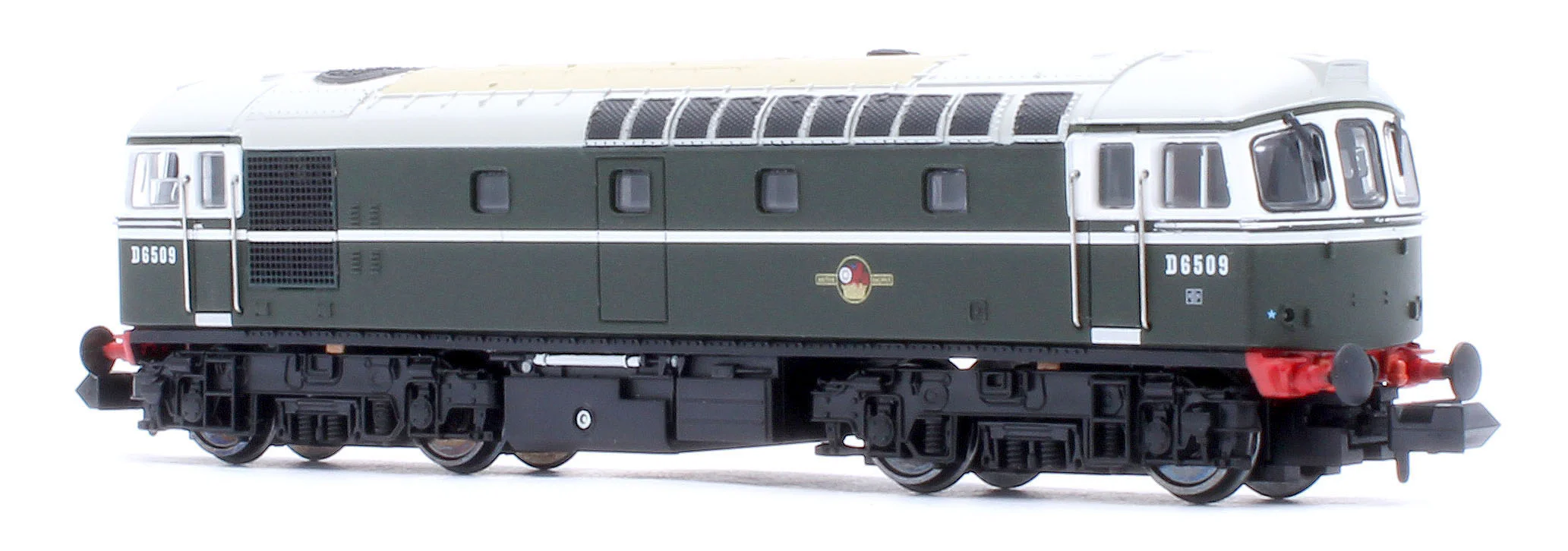 2D-001-009D Class 33/0 D6509 BR Green No Yellow Warning Panel Diesel Locomotive - DCC Fitted - Image 3