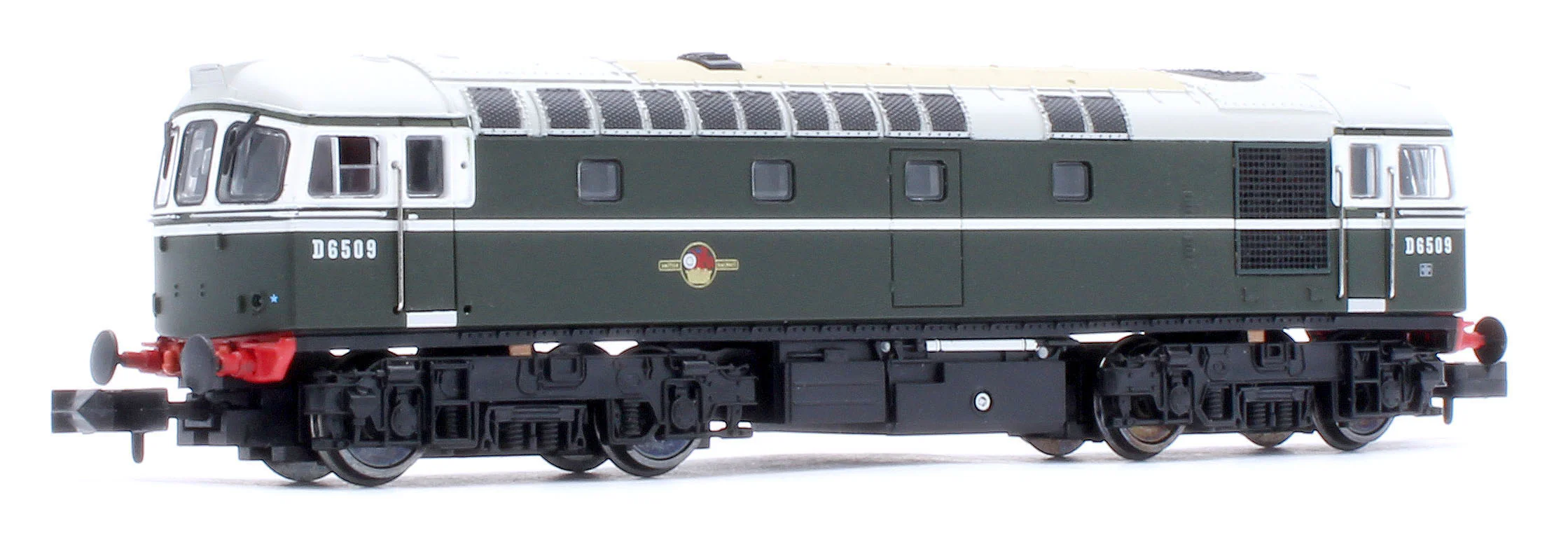 2D-001-009 Class 33/0 D6509 BR Green No Yellow Warning Panel Diesel Locomotive - Image 4