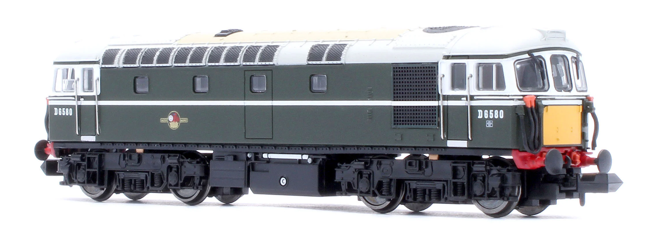 2D-001-024D Class 33/1 D6580 BR Green Very Small Yellow Panels Diesel Locomotive - DCC Fitted - Image 5