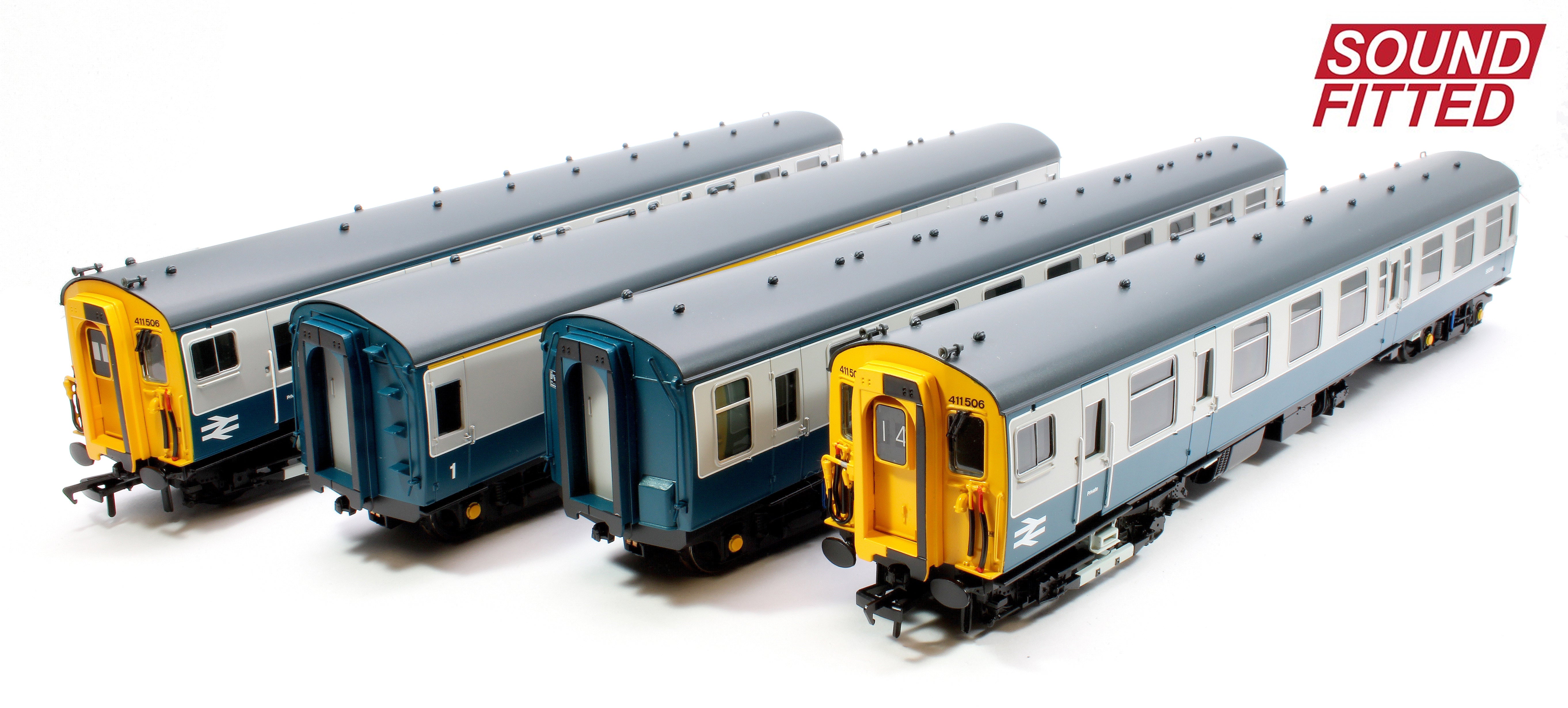 Class 411 4-CEP 4-Car EMU (Refurbished) 411506 BR Blue & Grey - DCC Sound