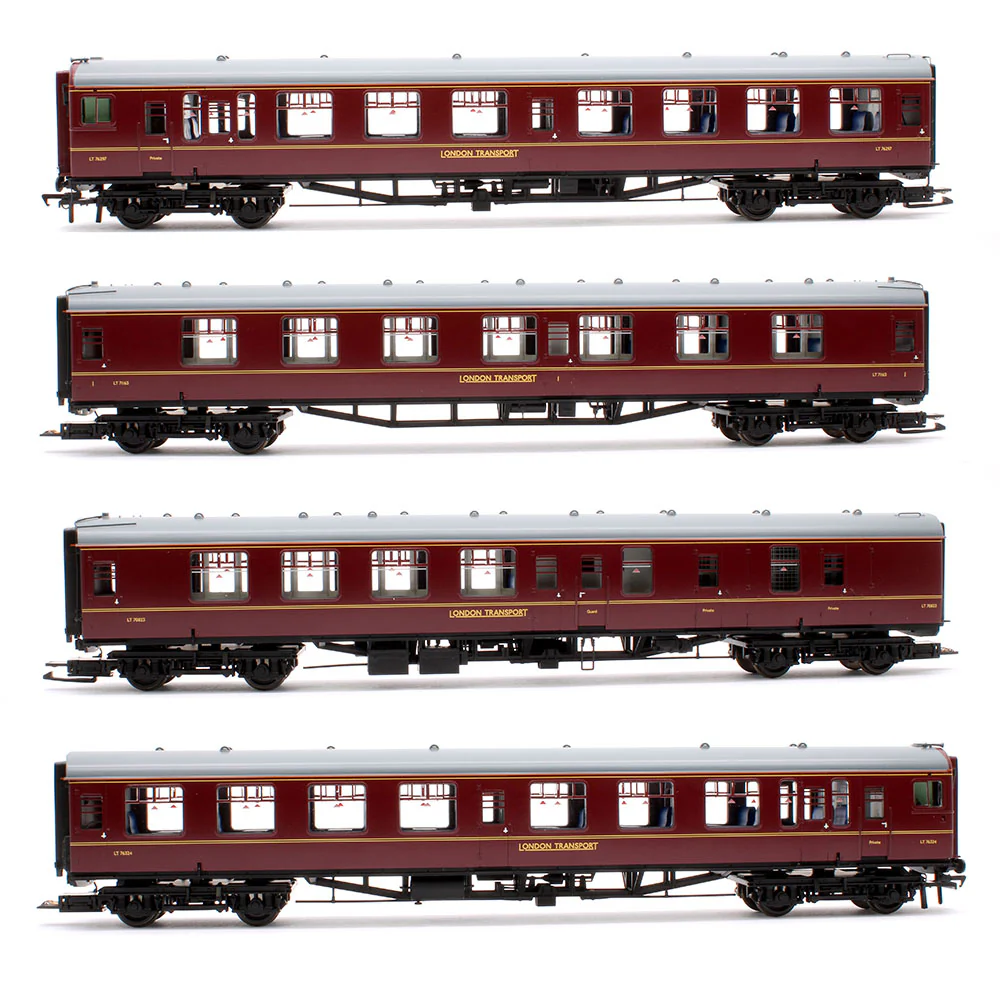 32-645 Class 438 4-TC 4-Car Multiple Unit 428 London Transport Lined Maroon - Image 2