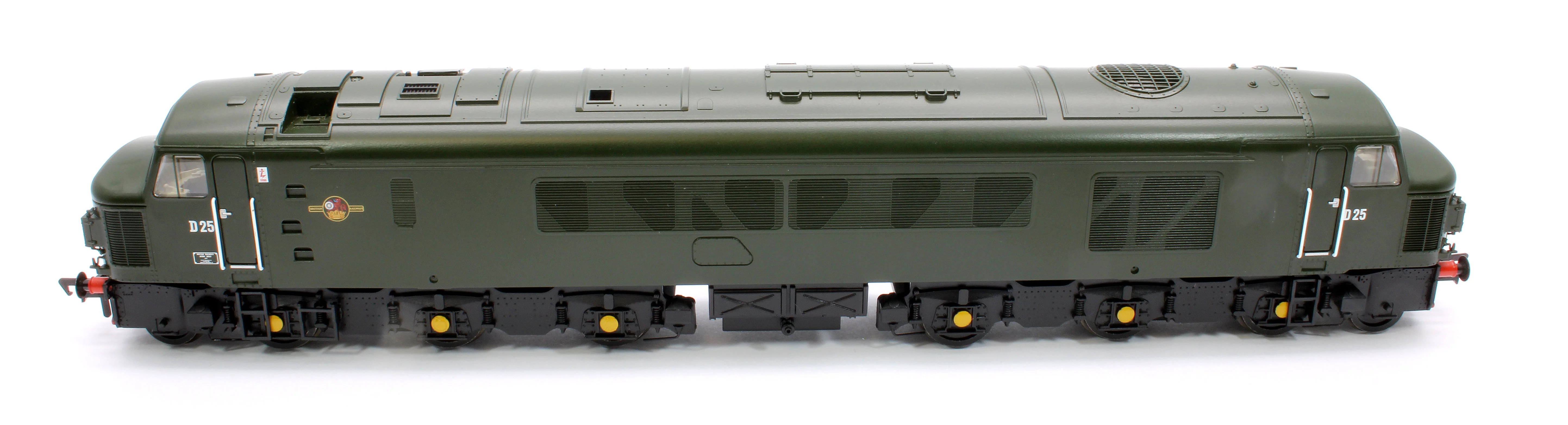 32-679A Class 45 Split Headcode D25 BR Plain Green (Small Yellow Panels) Diesel Locomotive - Image 10