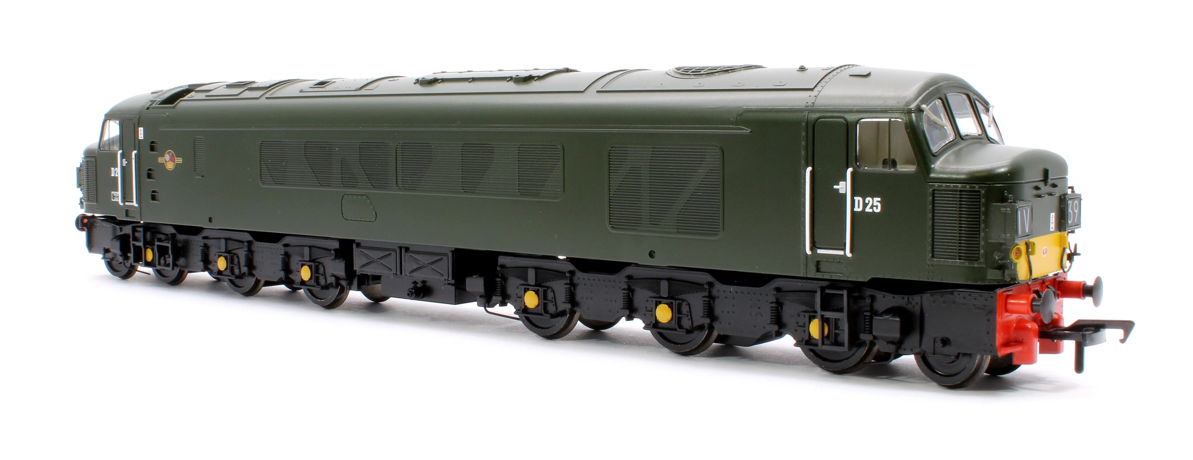 32-679A Class 45 Split Headcode D25 BR Plain Green (Small Yellow Panels) Diesel Locomotive - Image 4