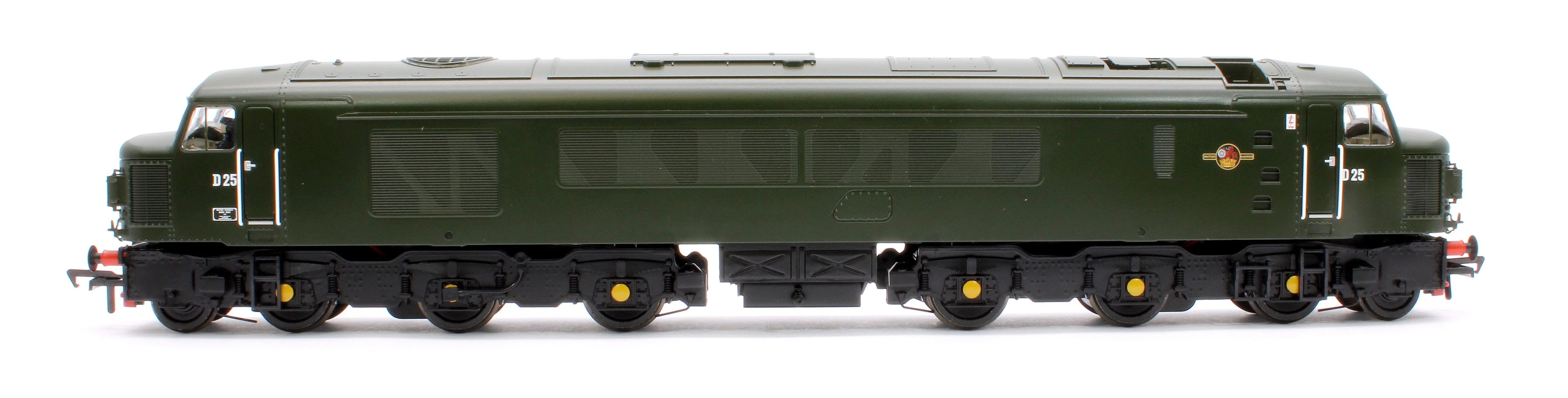 32-679A Class 45 Split Headcode D25 BR Plain Green (Small Yellow Panels) Diesel Locomotive - Image 5
