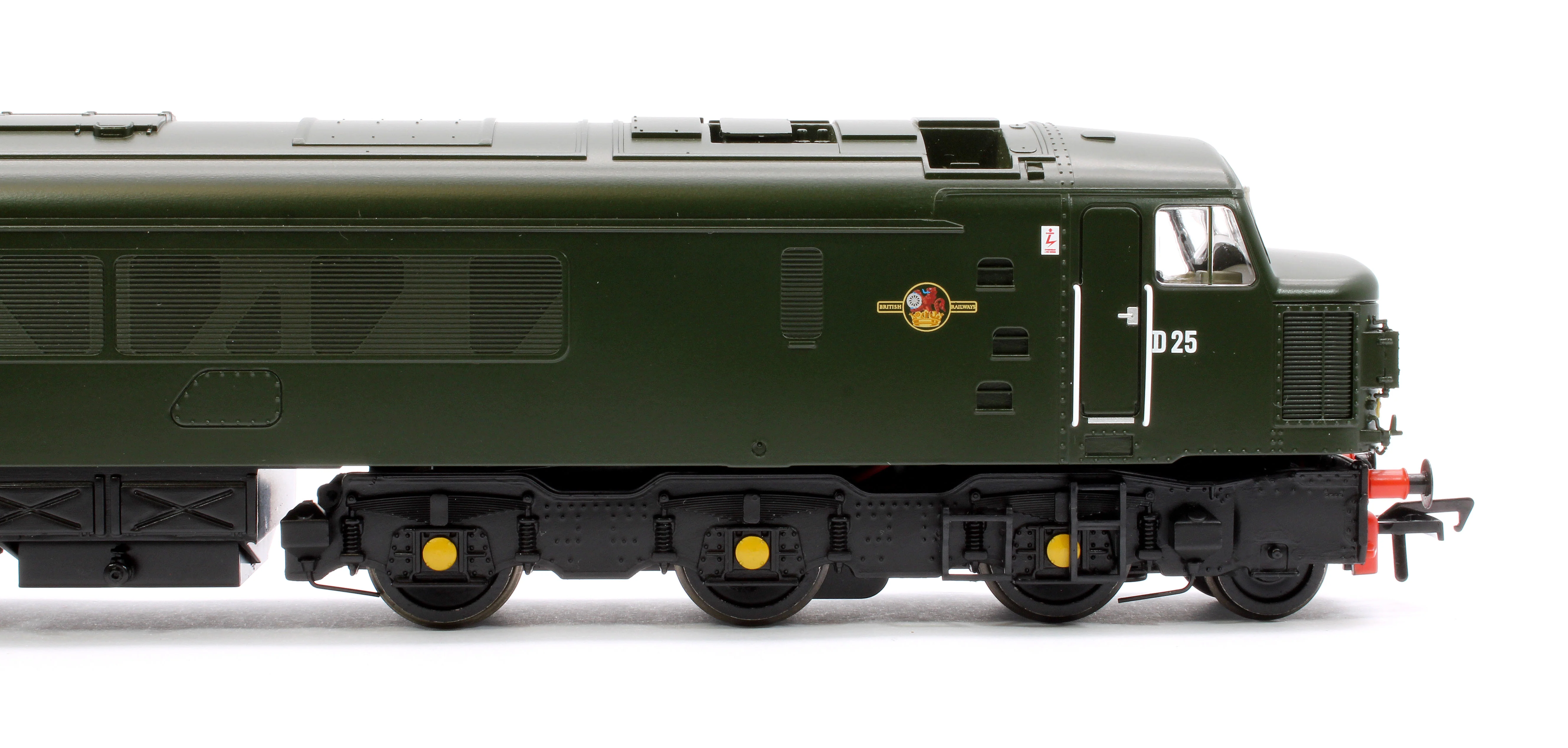 32-679A Class 45 Split Headcode D25 BR Plain Green (Small Yellow Panels) Diesel Locomotive - Image 7