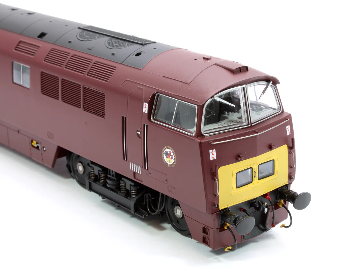 4D-003-021D Class 52 Western Invader BR Maroon Small Yellow Panels D1009 Diesel Locomotive - DCC Fitted - Image 7