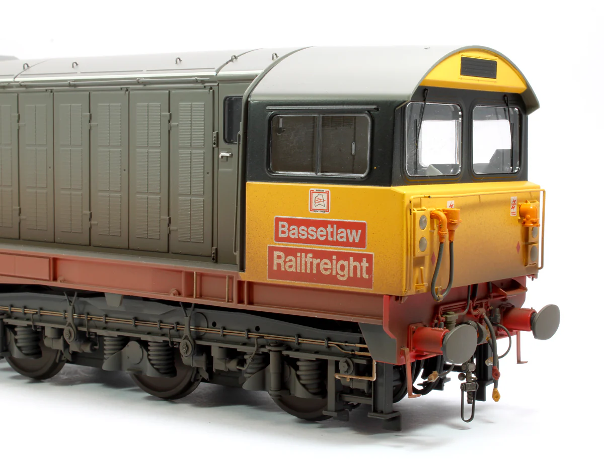 Class 58 Railfreight Red Stripe 58034 Bassetlaw Diesel Locomotive - Weathered - Image 6