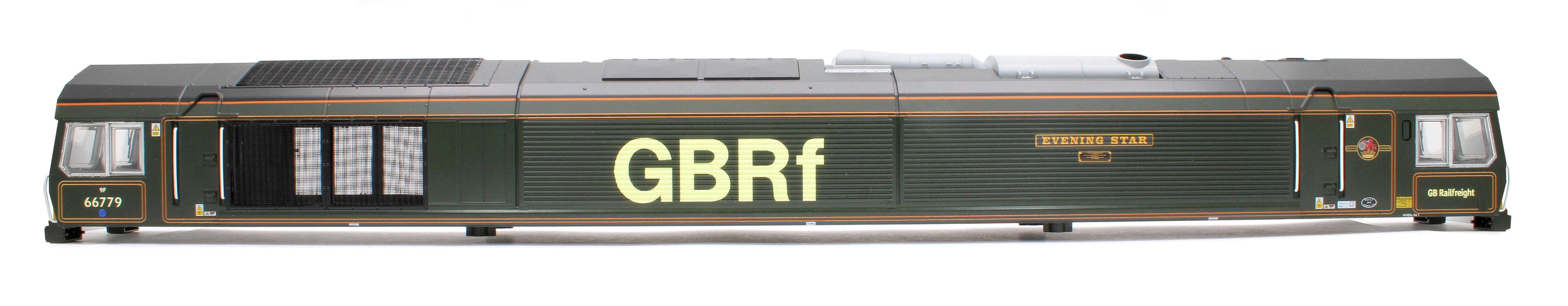 7D-066-007 Class 66 779 'Evening Star' GBRF BR Green livery Diesel Locomotive - Image 7