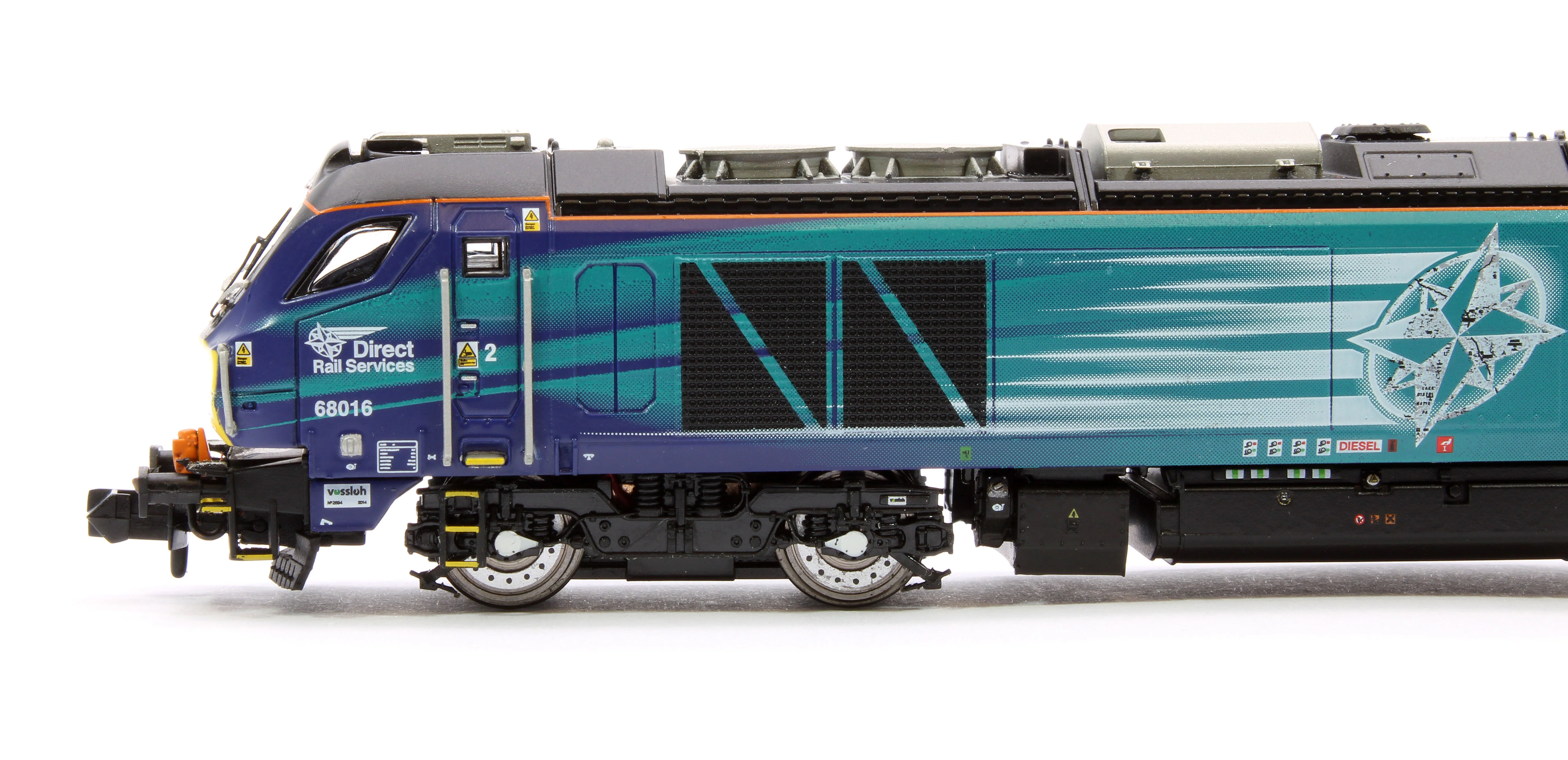 2D-022-012 Class 68 Fearless 68016 DRS Compass Diesel Locomotive - Image 6