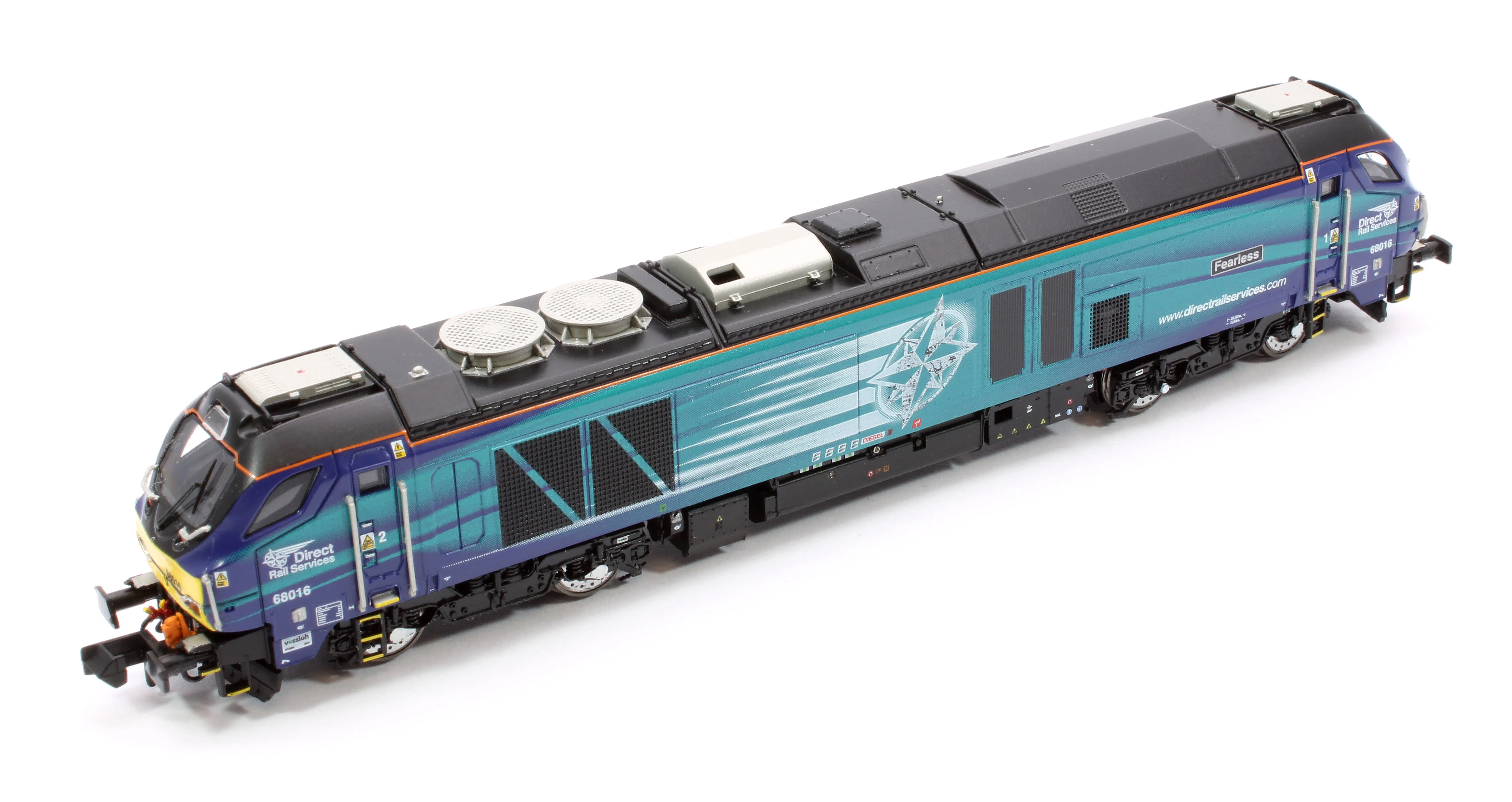 2D-022-012D Class 68 Fearless 68016 DRS Compass Diesel Locomotive - DCC Fitted - Image 12