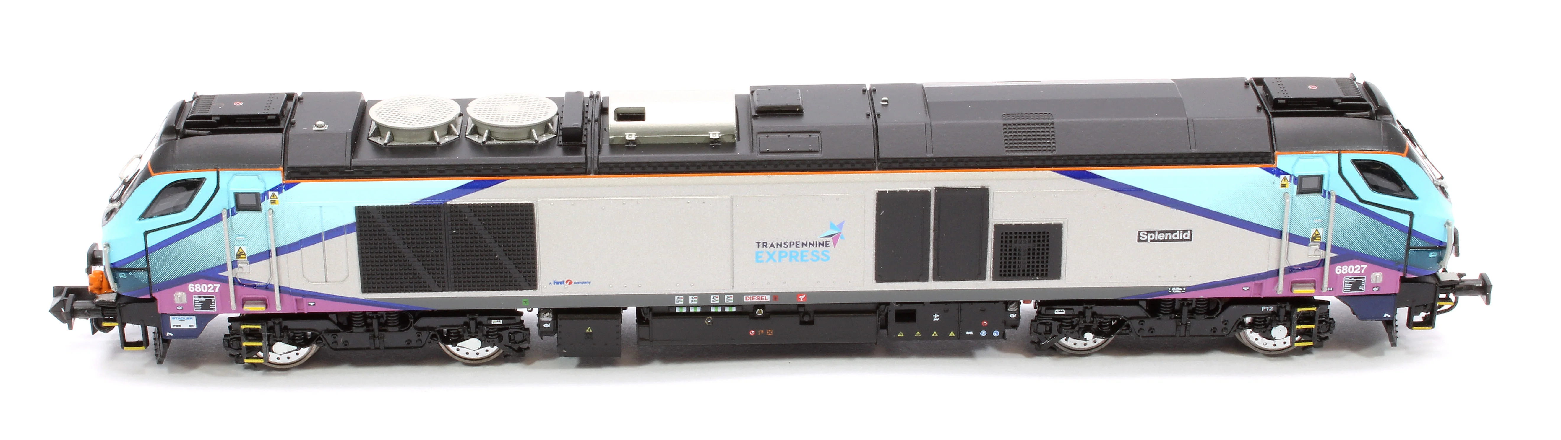 2D-022-014D Class 68 Splendid 68027 Transpennine Express Diesel Locomotive - DCC Fitted - Image 10