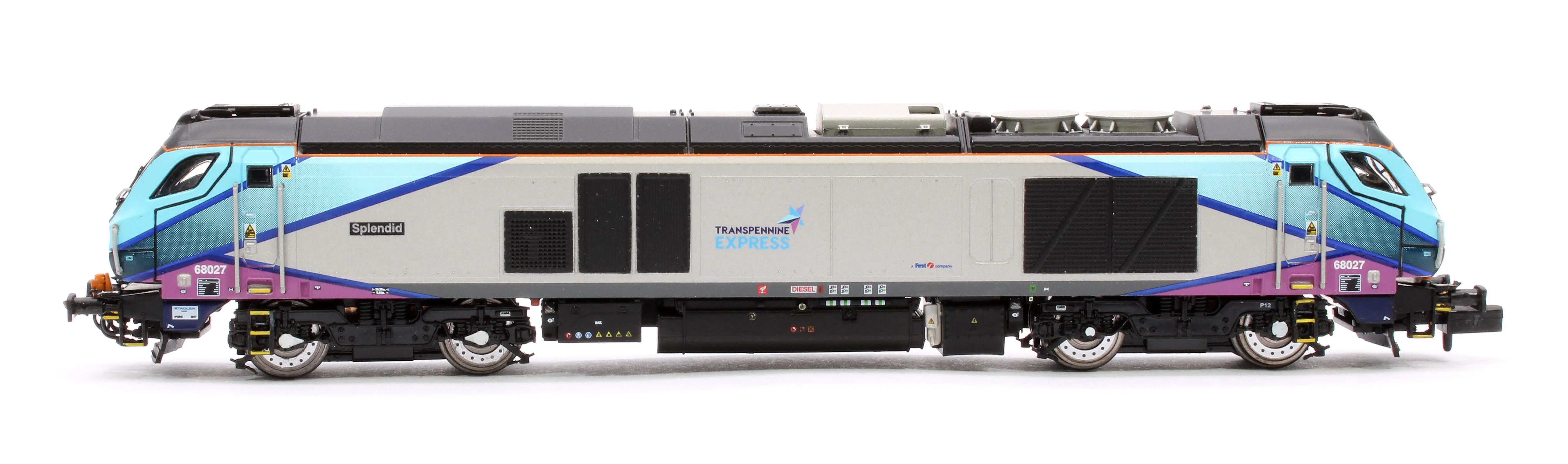 2D-022-014D Class 68 Splendid 68027 Transpennine Express Diesel Locomotive - DCC Fitted - Image 5