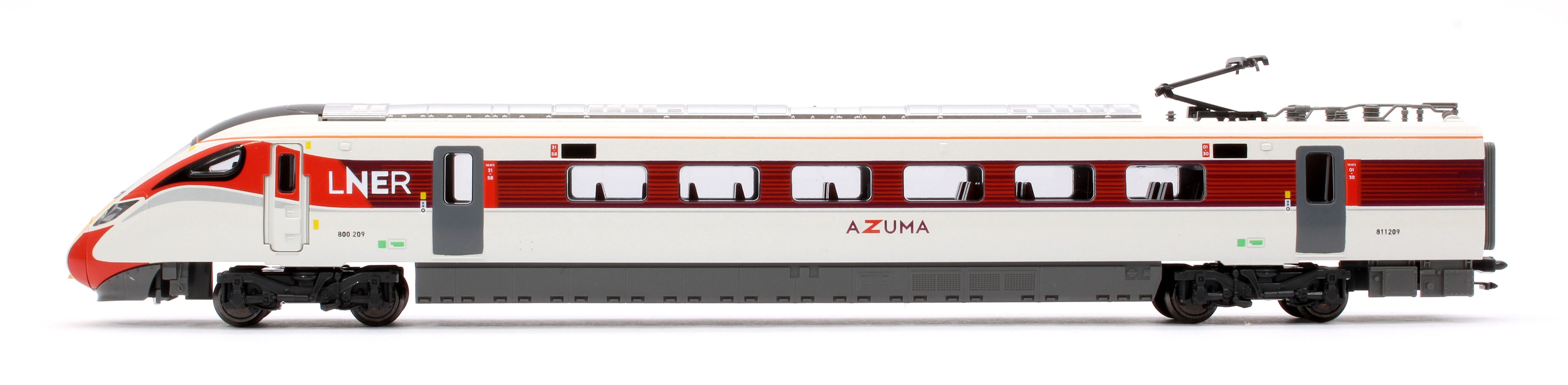 Class 800/2 LNER Azuma 800 209 5 Car EMU - DCC Sound Fitted - Image 4