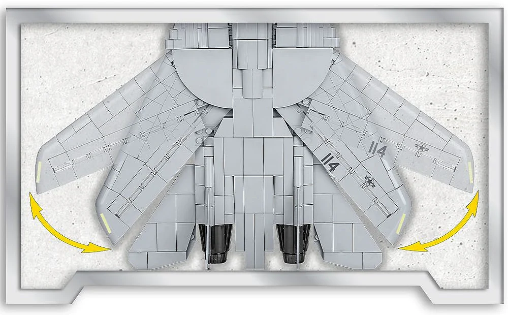 F14 Tomcat Top Gun (759 pcs) Model Kit - Image 6