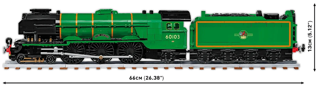 Flying Scotsman Steam Locomotive (2700 pcs) Model Kit - Image 17