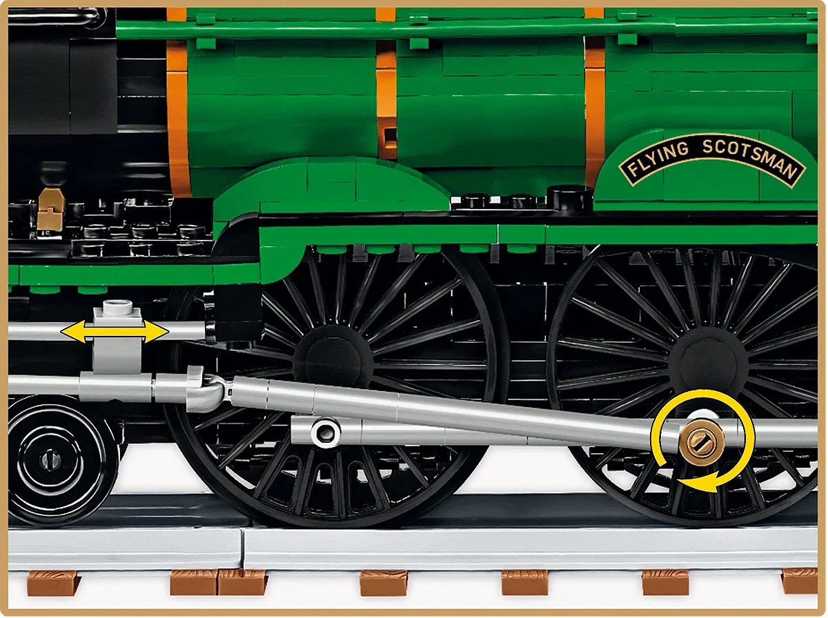 Flying Scotsman Steam Locomotive (2700 pcs) Model Kit - Image 9
