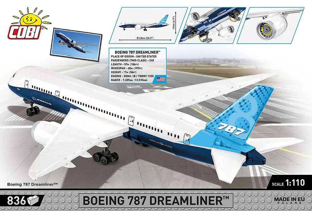 Boeing 787 Dreamliner (836 pcs) Model Kit - Image 4