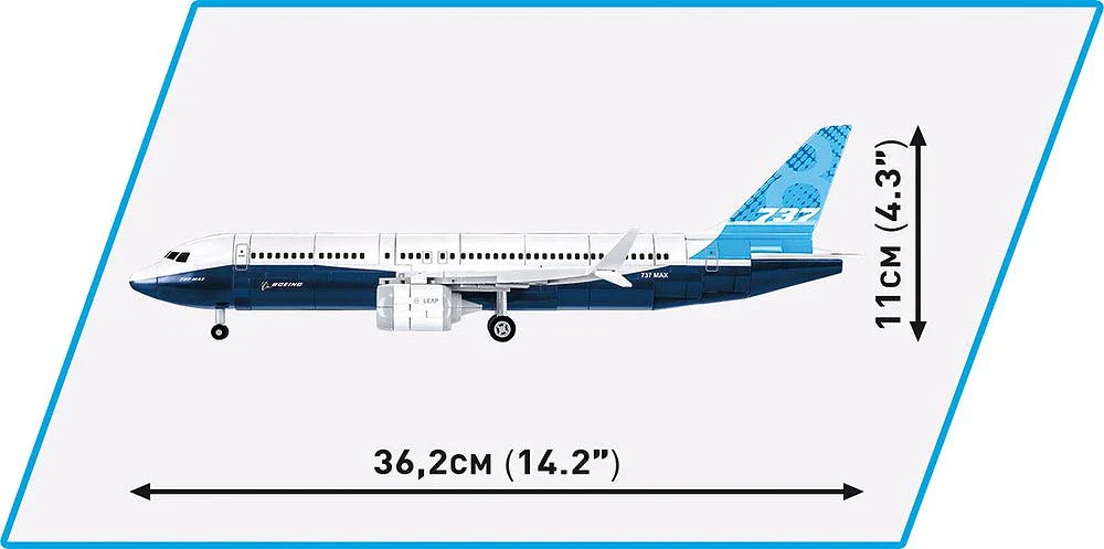 Boeing 737-8 (340 pcs) Model Kit - Image 10