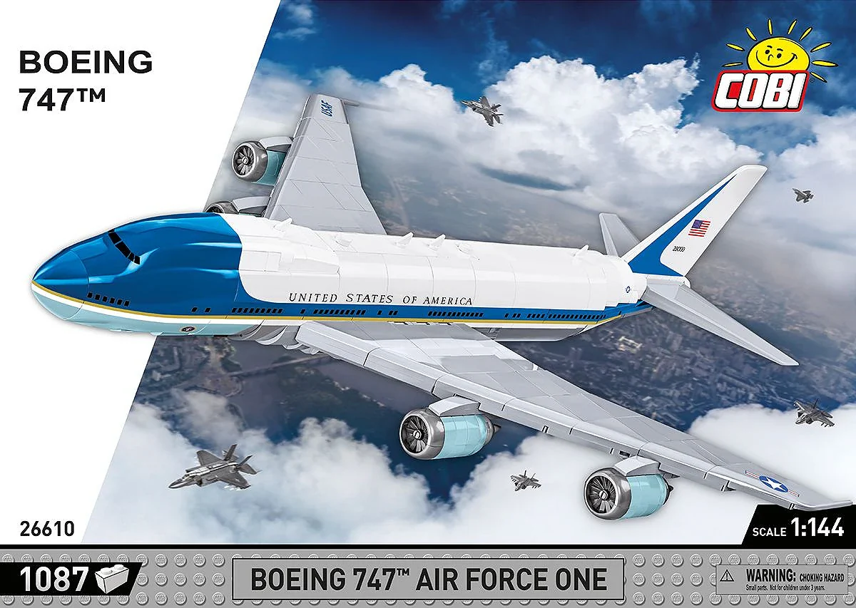 Boeing 747 Air Force One (1050 pcs) Model Kit - Image 3