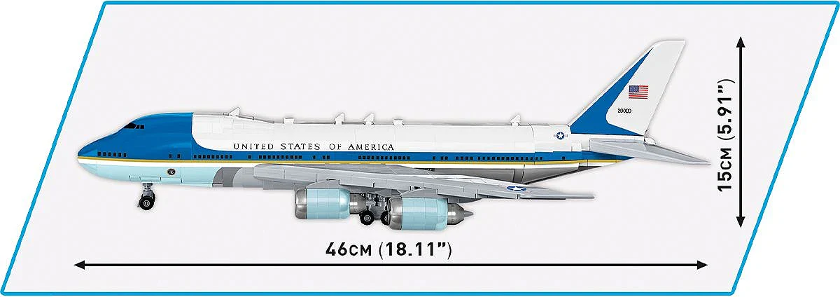 Boeing 747 Air Force One (1050 pcs) Model Kit - Image 9