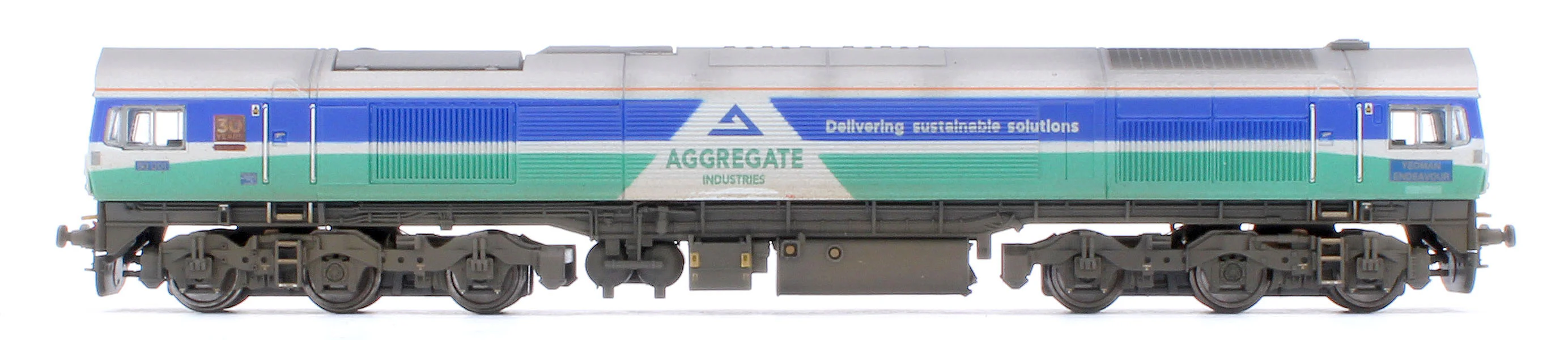 Custom Weathered Class 59 59001 Aggregate Industries Yeoman Endeavour Diesel Locomotive - Image 2
