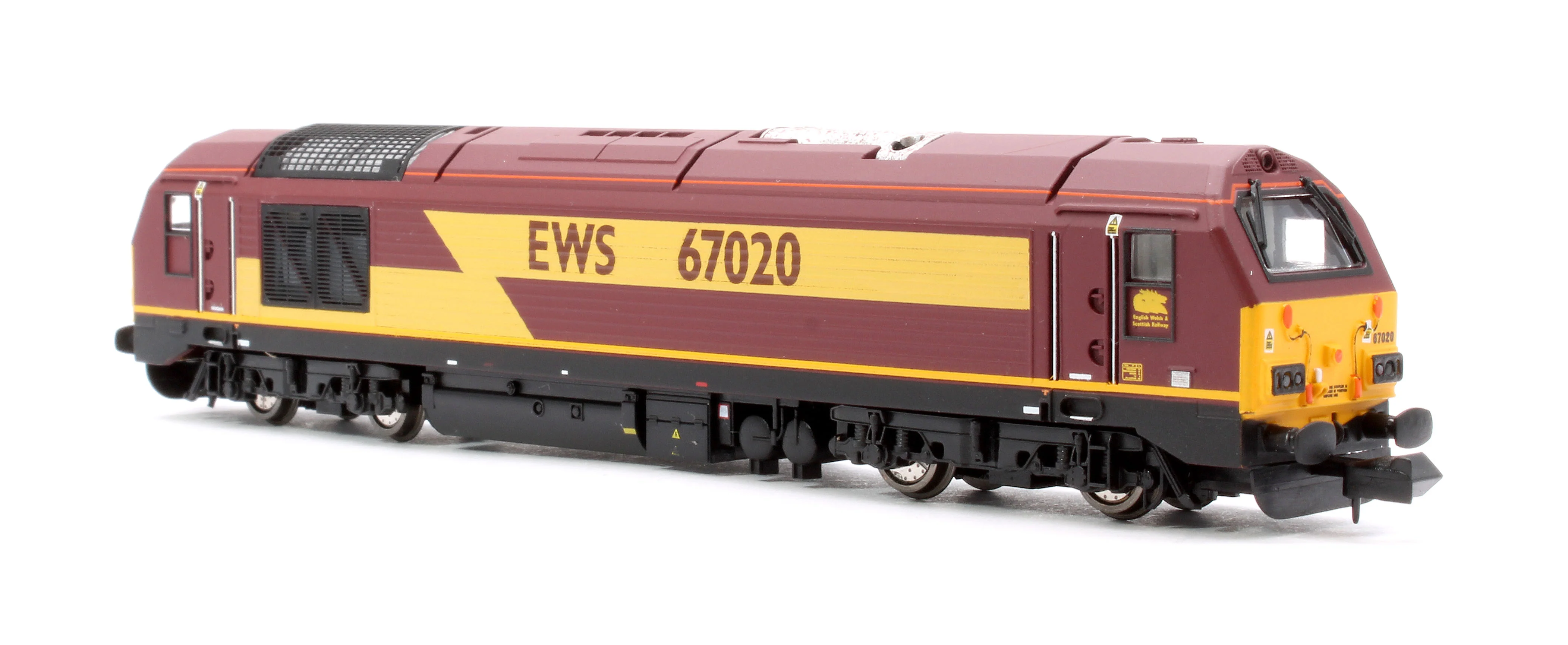 2D-010-015D Class 67 EWS Red/Gold 67020 Diesel Locomotive - DCC Fitted - Image 4
