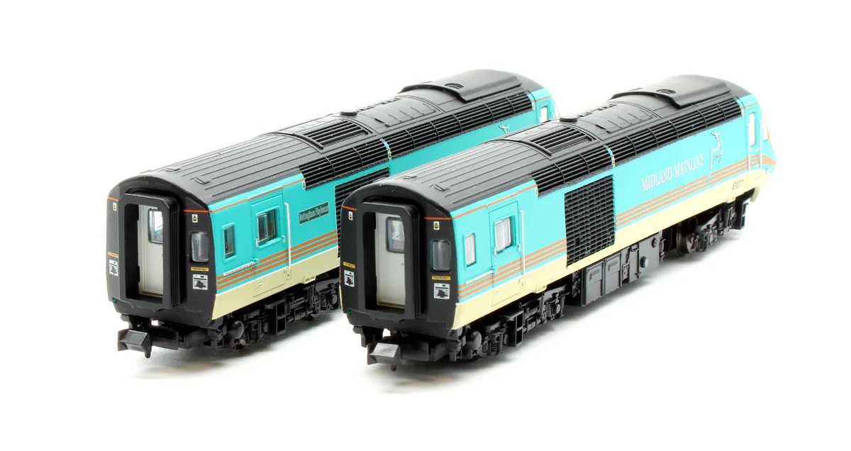 2D-019-015 Class 43 HST Midland Mainline (43066 & 43077) 4 Car HST Book Set - Image 4