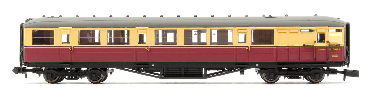 Pre-Owned 2P-011-255 Gresley BR Carmine & Cream Brake Composite E10018E - Image 3