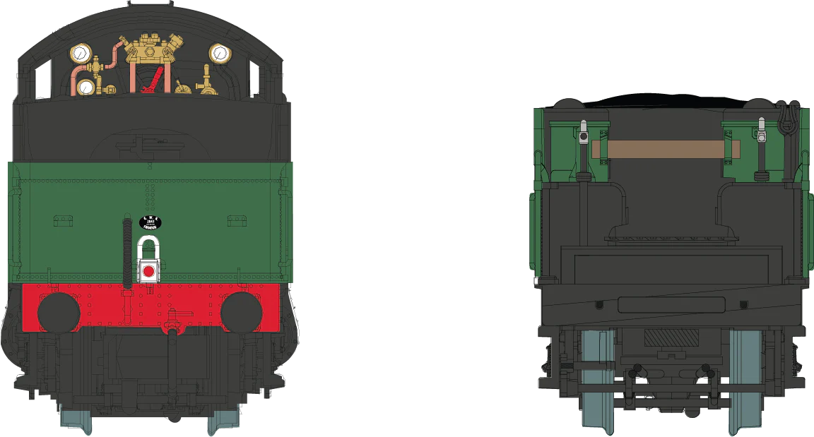 2S-001-007S 4-6-0 Compton Manor 7807 Green G Crest W Steam Locomotive - DCC Sound - Image 4