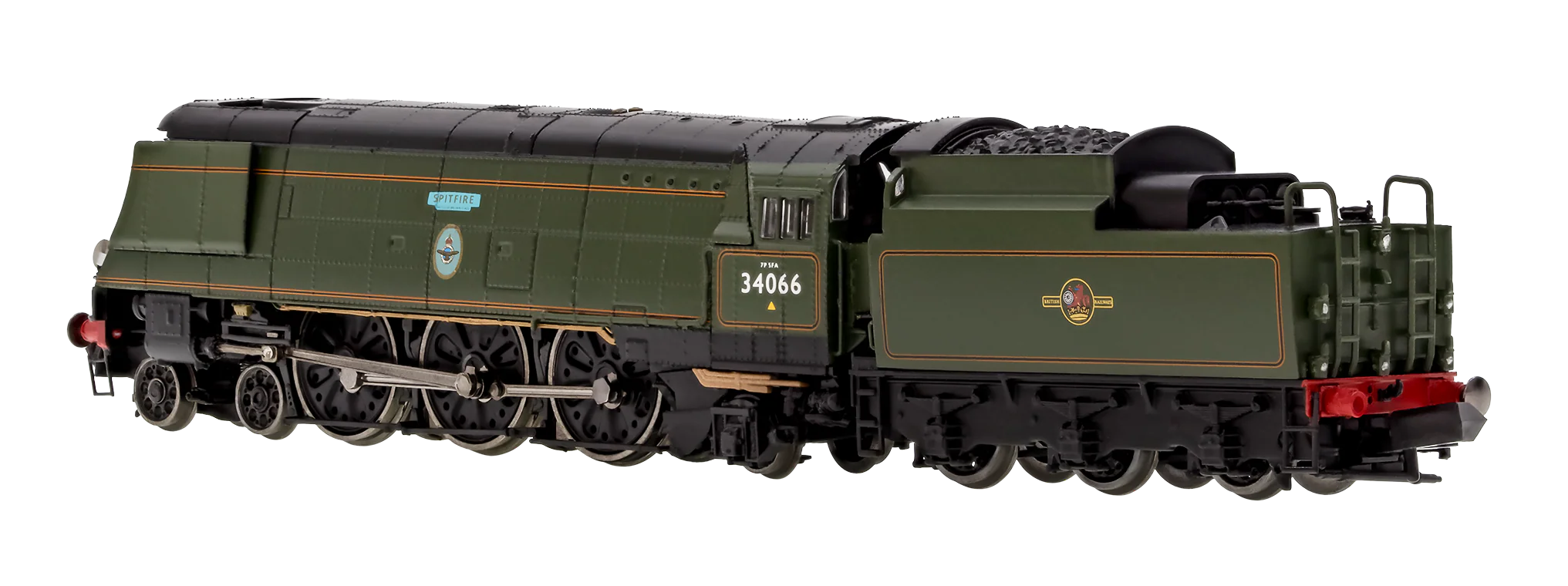 2S-034-002D Battle of Britain ‘Spitfire’ 34066 BR Green Late Crest DCC Fitted - Image 4