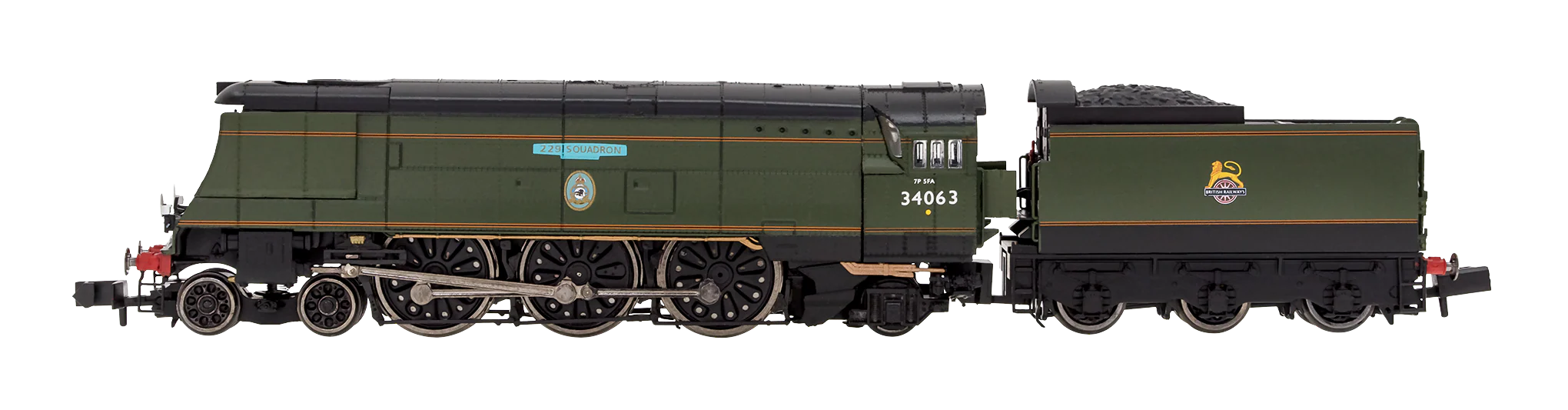 2S-034-003D Battle of Britain ‘229 Squadron’ 34063 BR Green Early Crest - DCC Fitted - Image 4