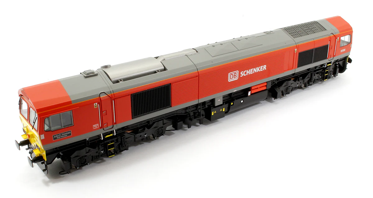 Class 59 206 'John F Yeoman' DB Schenker Diesel Locomotive DCC Fitted with Smoke! - Image 6