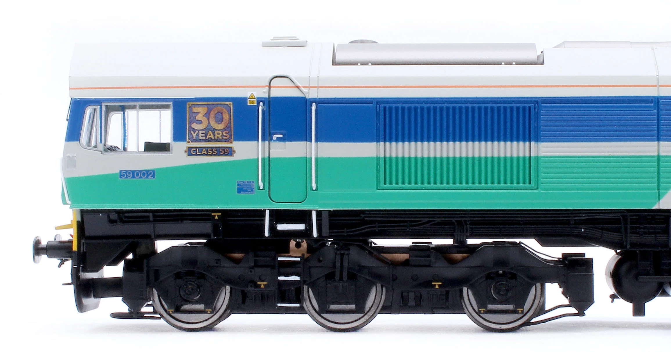 Class 59 Aggregate Industries 59002 Alan J Day Diesel Locomotive - DCC Sound & Smoke Fitted - Image 6