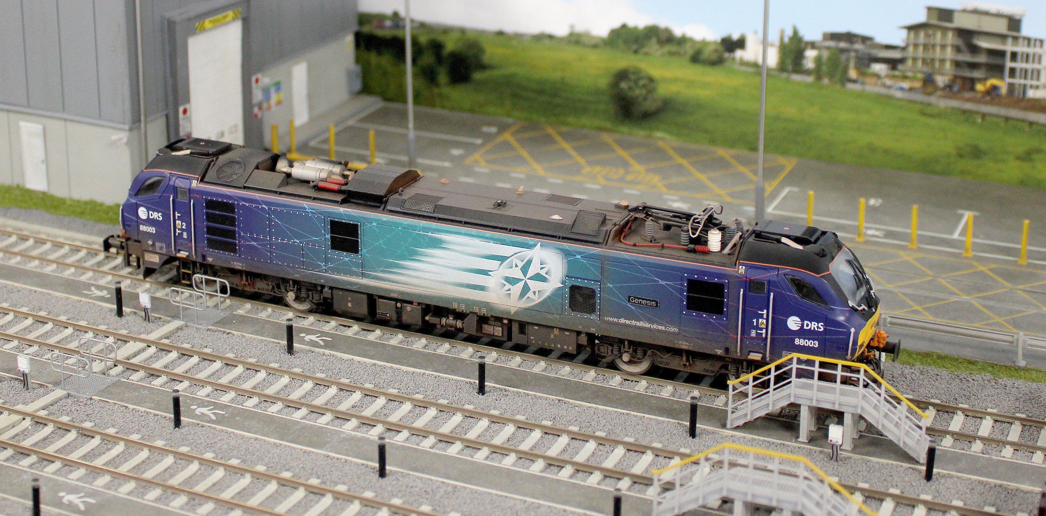 Highly Detailed Premium Weathered Class 88 'Genesis' 88003 DRS Electro-Diesel Locomotive - Image 13