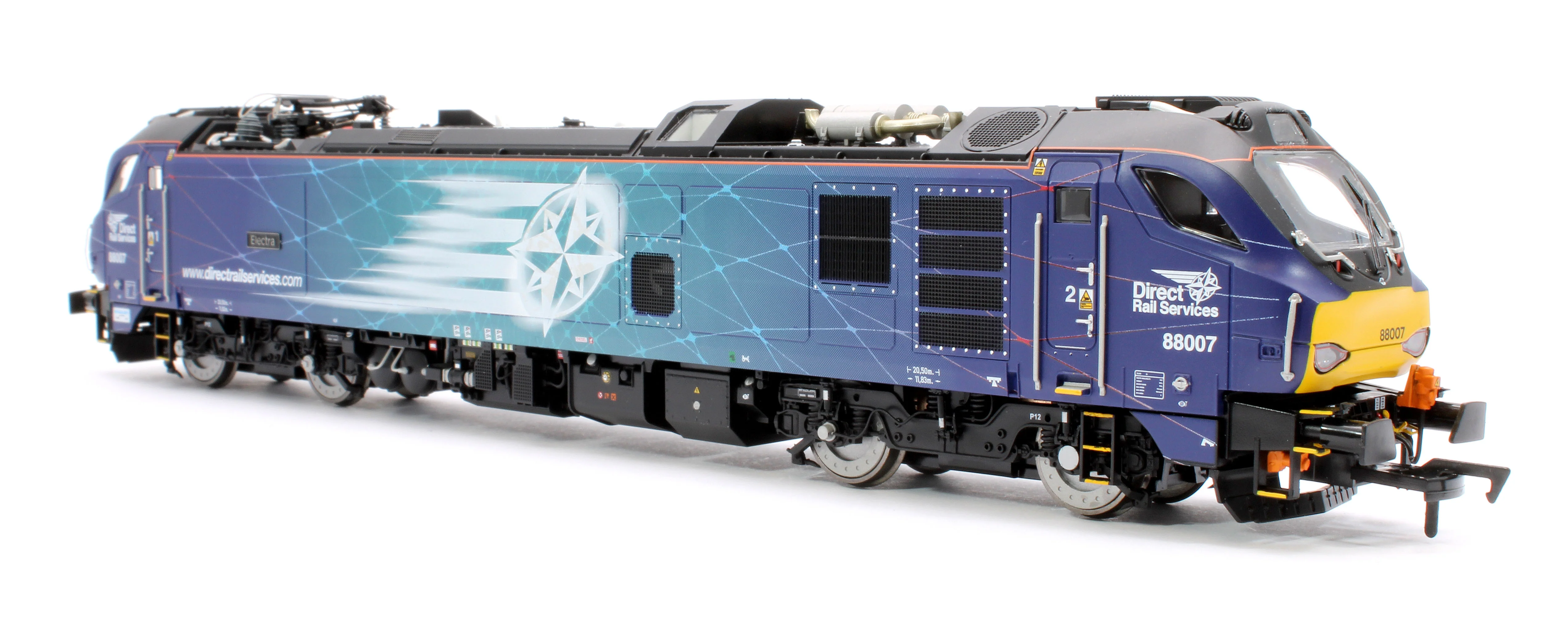 Class 88 'Electra' 88007 DRS Electro-Diesel Locomotive (DCC Fitted & Working Pantograph) - Image 2