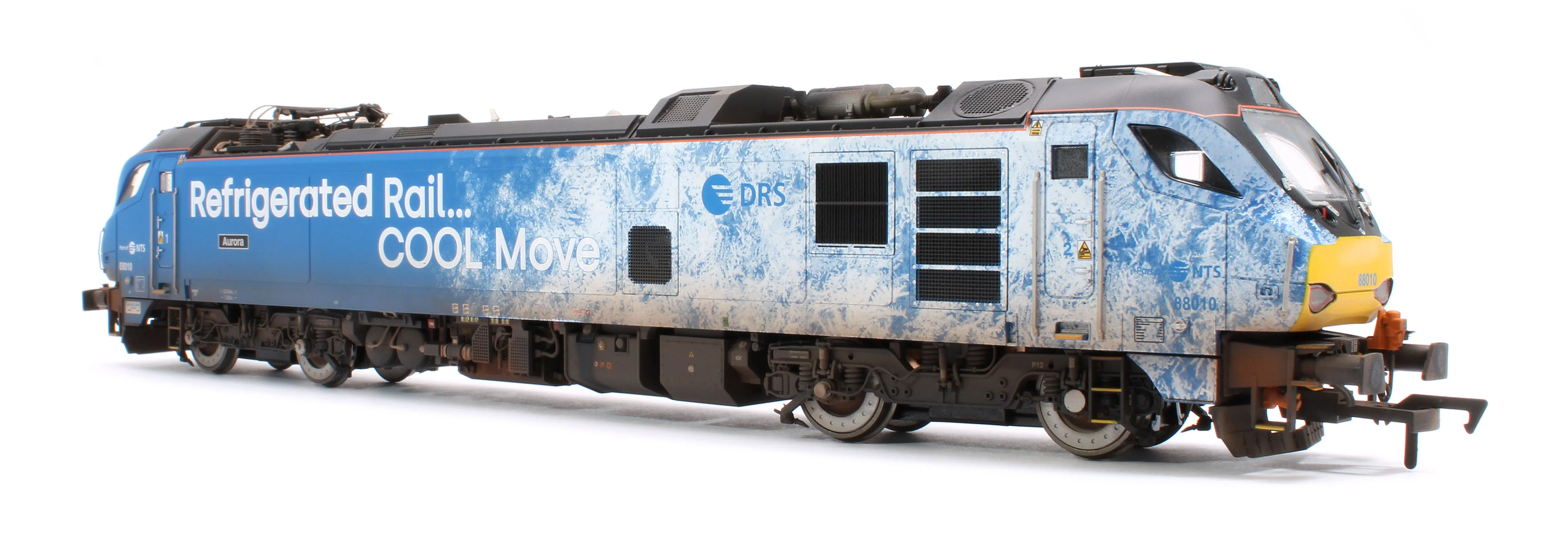 Highly Detailed Premium Weathered Class 88 'Aurora' 88010 DRS Refrigerated Rail Electro-Diesel Locomotive (DCC Sound & Working Pantograph) - Image 2
